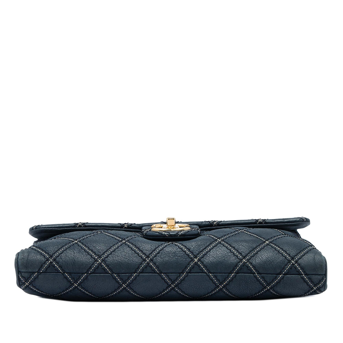 Chanel Jumbo Quilted Calfskin Triple Stitched Flap