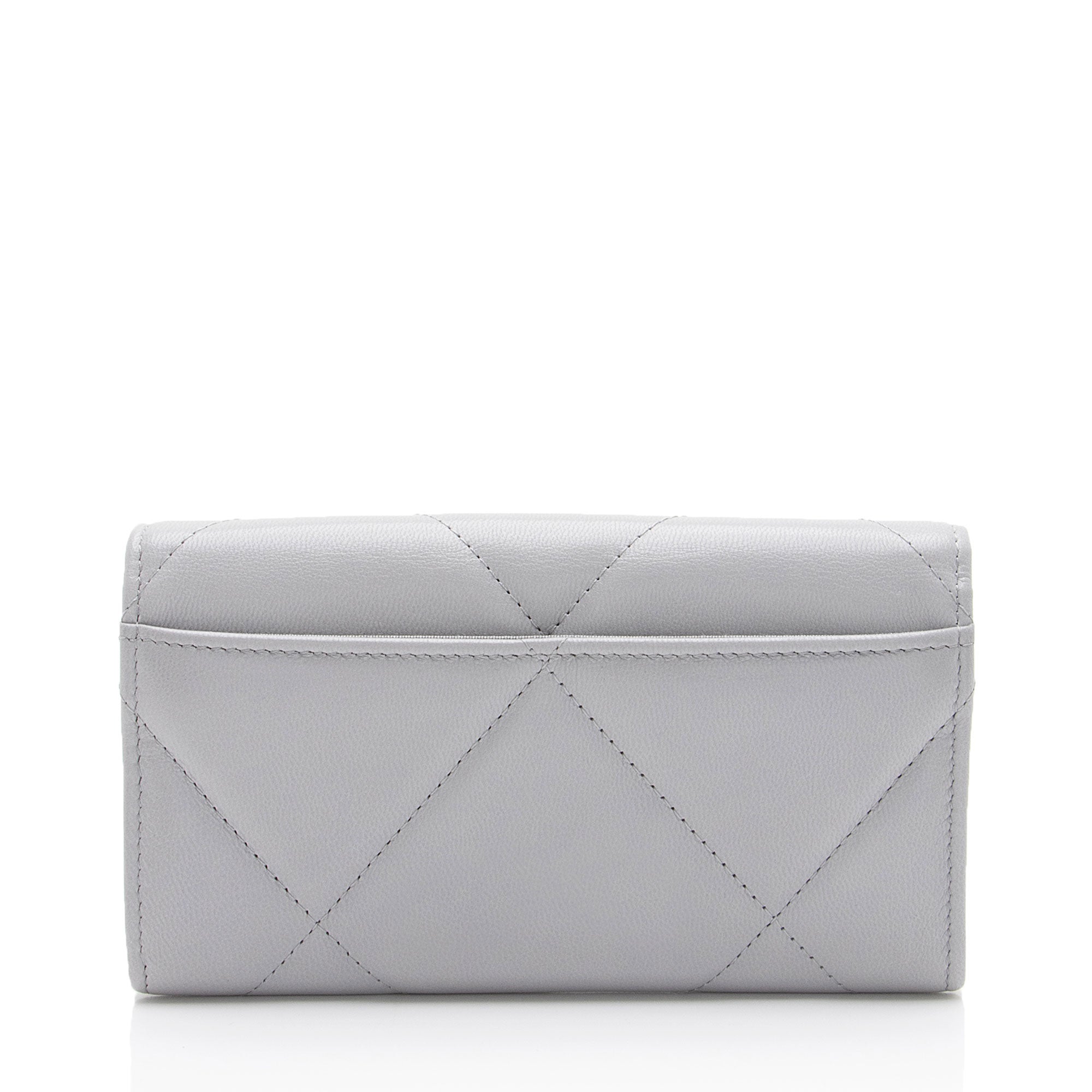 Chanel Lambskin 19 Flap Wallet