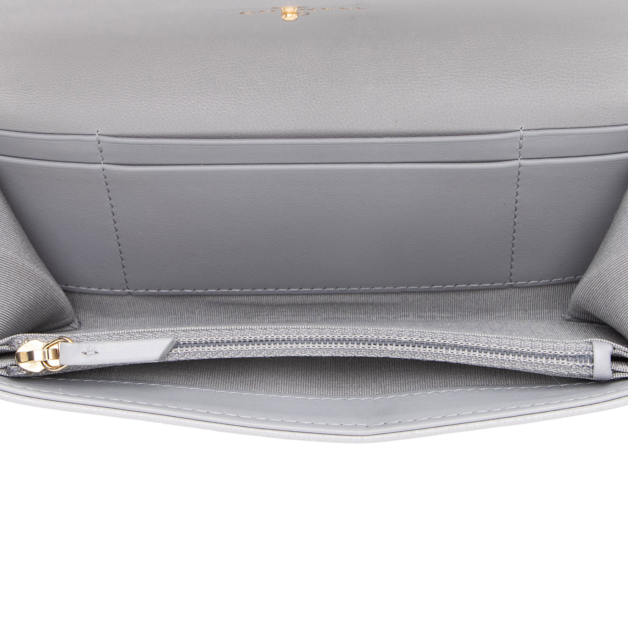 Chanel Lambskin 19 Flap Wallet