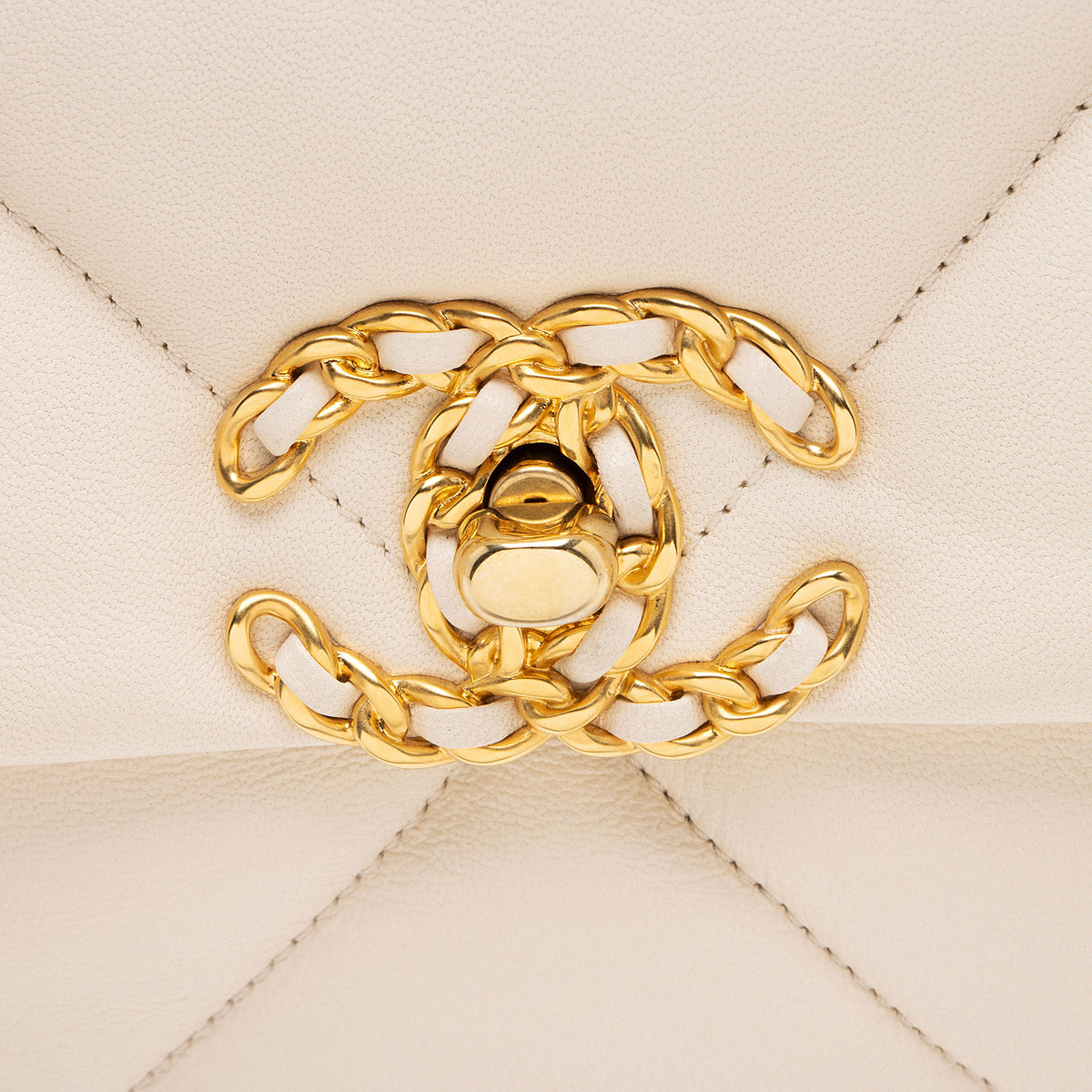 Chanel Lambskin 19 Large Flap Shoulder Bag