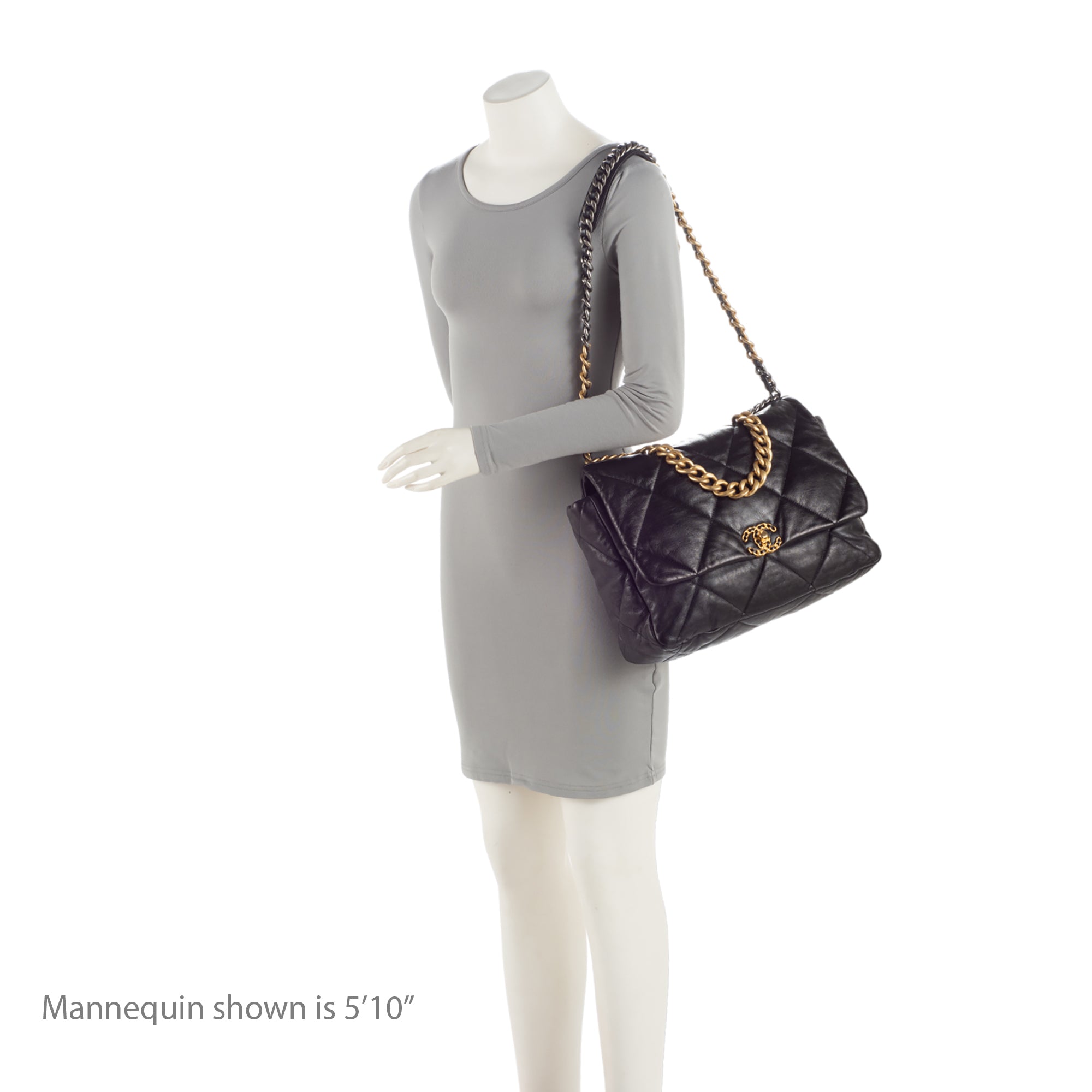 Chanel Lambskin 19 Maxi Flap Shoulder Bag (SHF-uWRj8f)