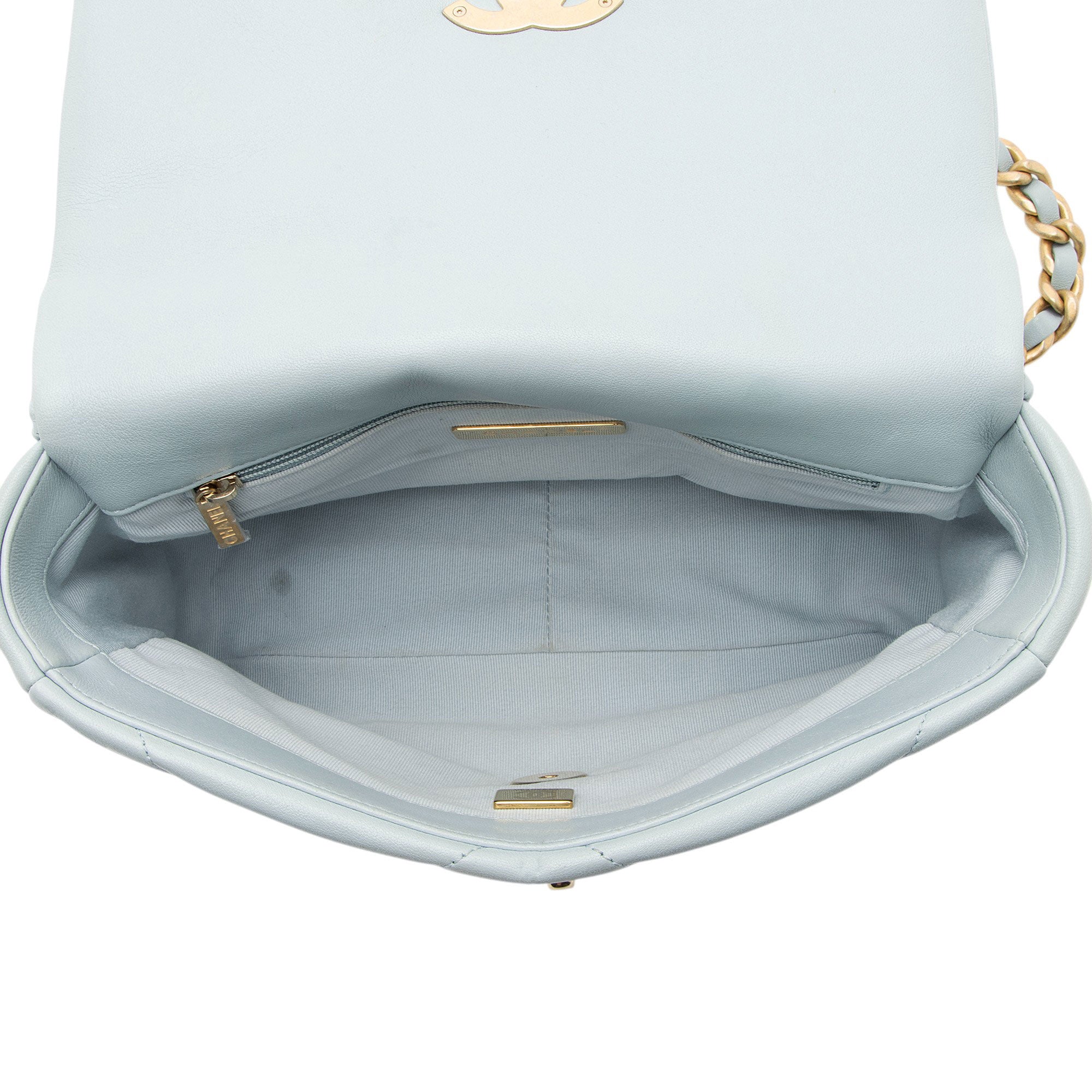 Chanel Lambskin 19 Medium Flap Shoulder Bag