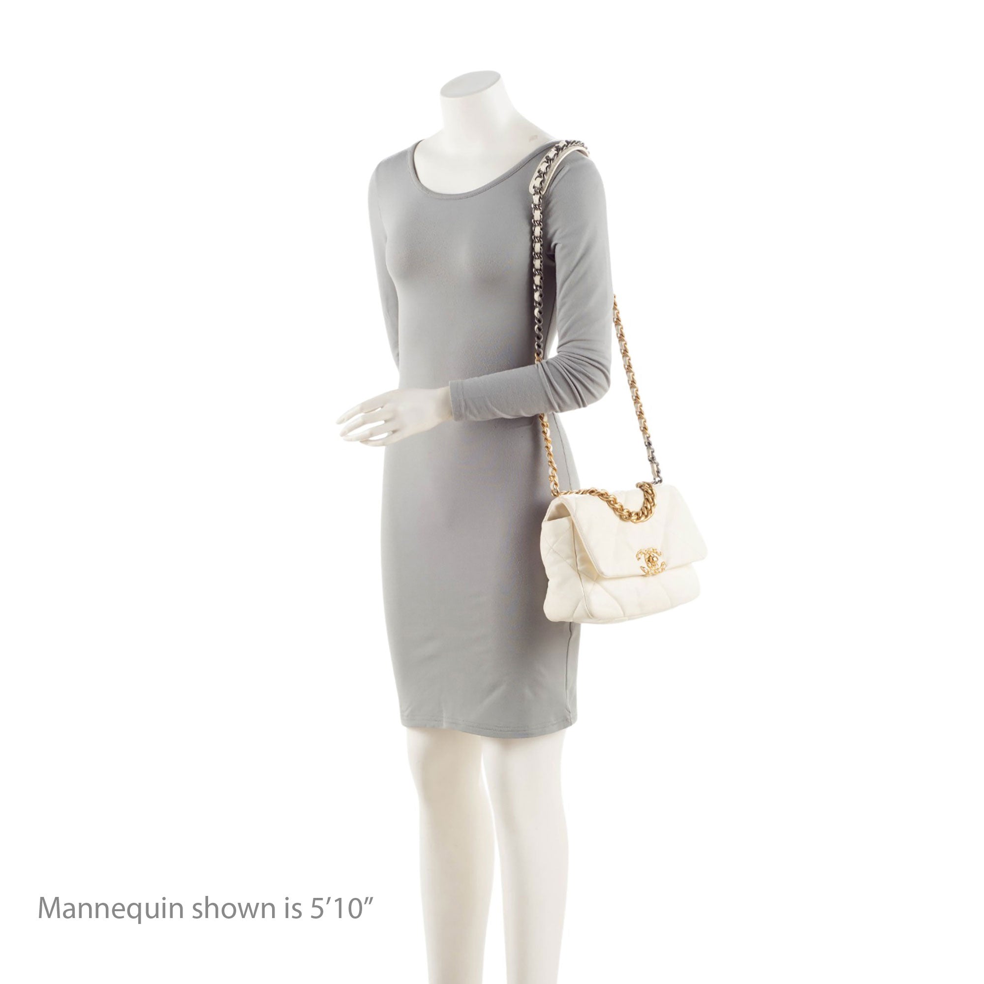 Chanel Lambskin 19 Medium Flap Shoulder Bag