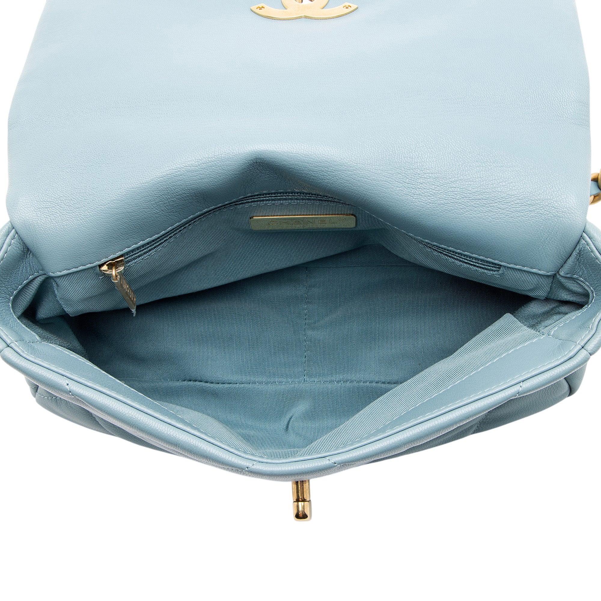 Chanel Lambskin 19 Medium Flap Shoulder Bag