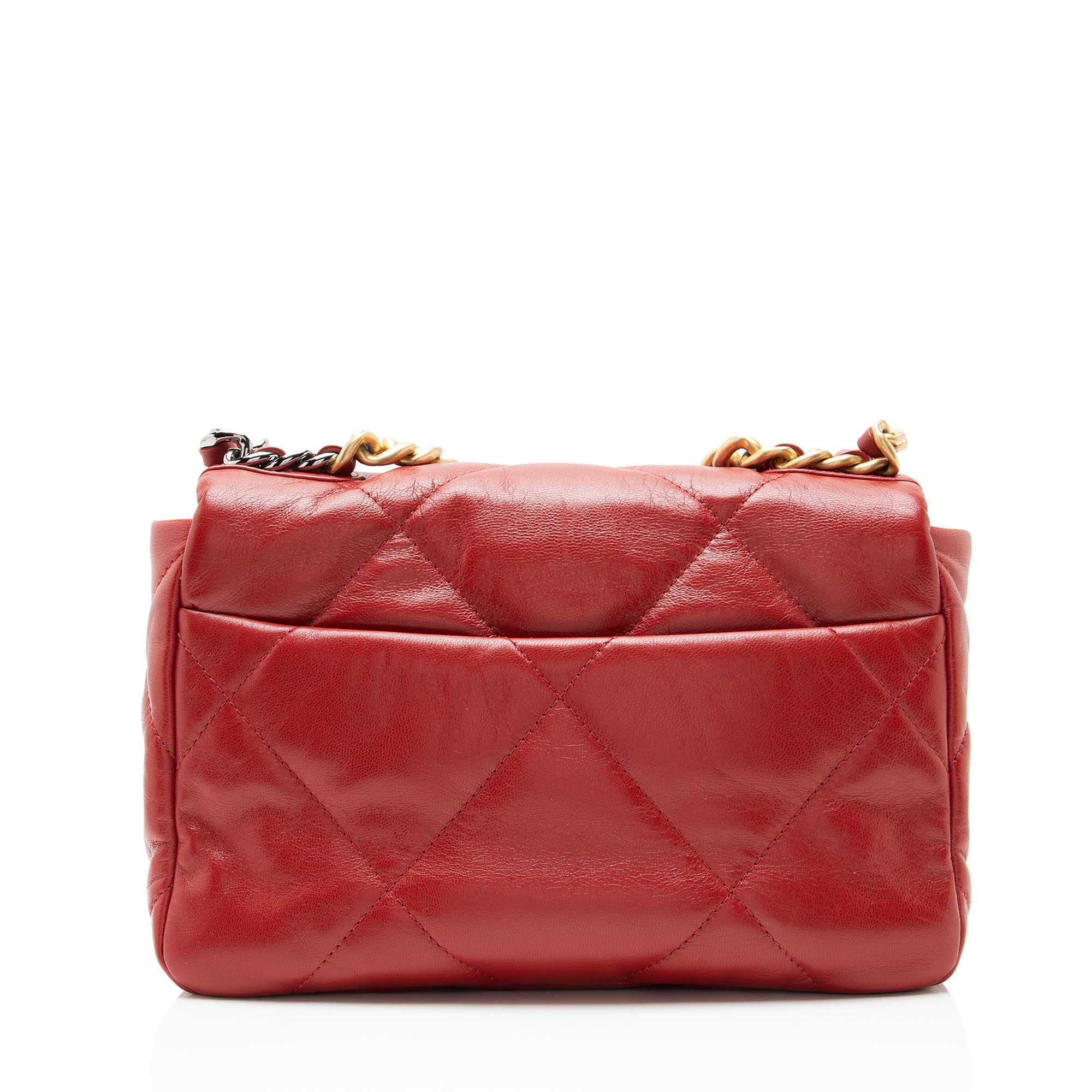 Chanel Lambskin 19 Medium Flap Shoulder Bag