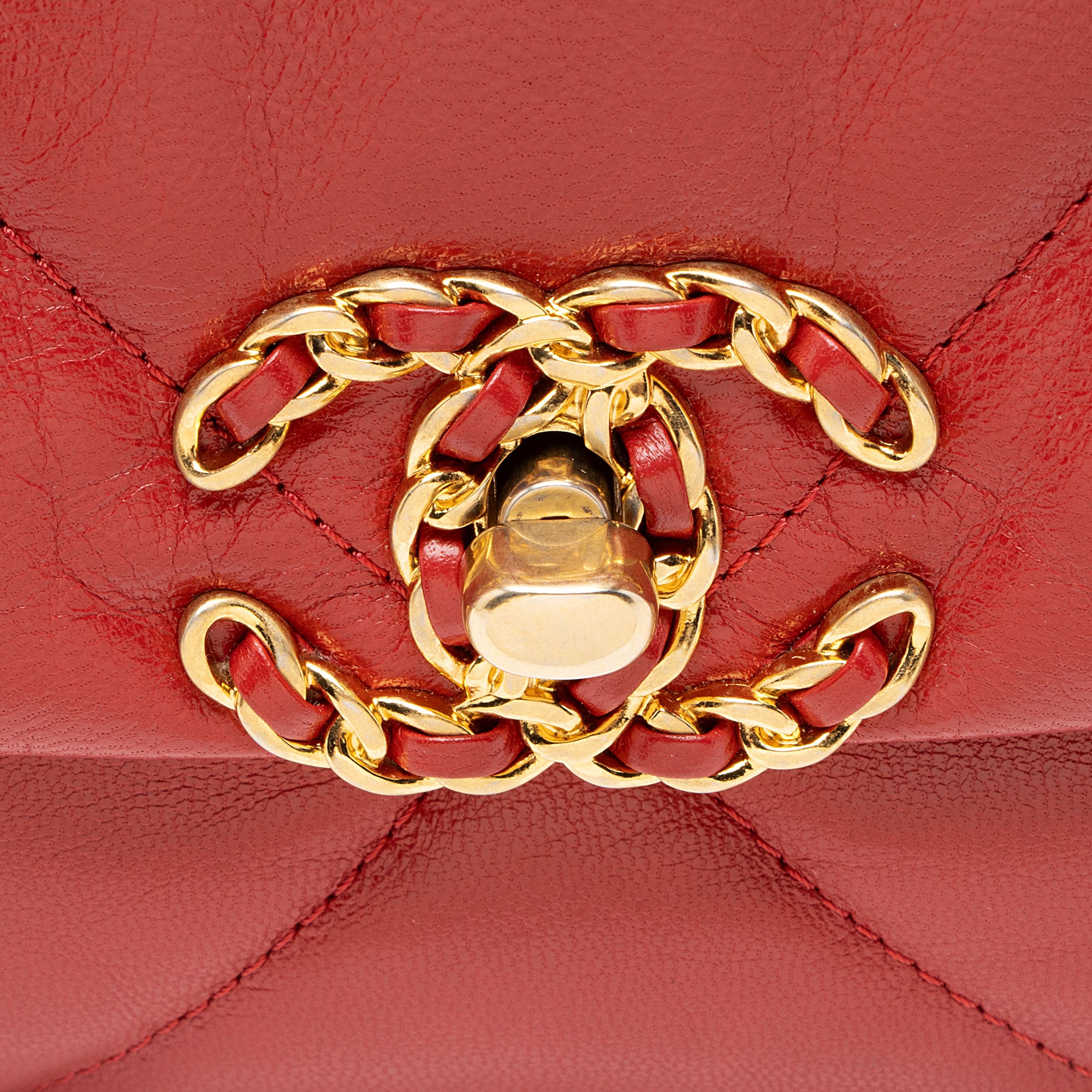 Chanel Lambskin 19 Medium Flap Shoulder Bag
