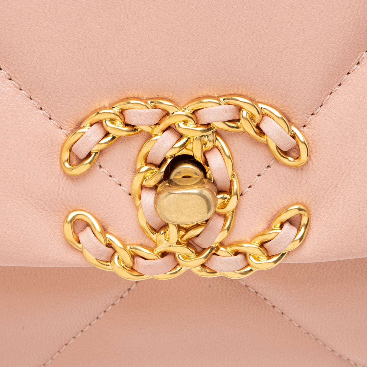 Chanel Lambskin 19 Medium Flap Shoulder Bag