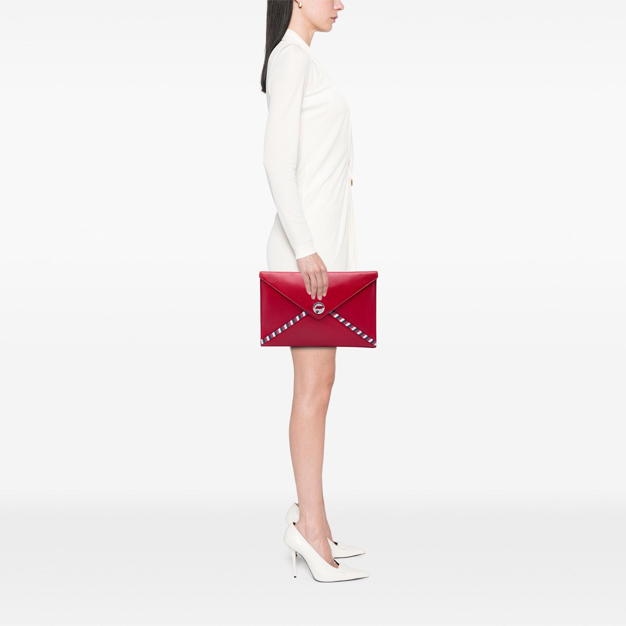 Chanel Lambskin Airlines Envelope Clutch