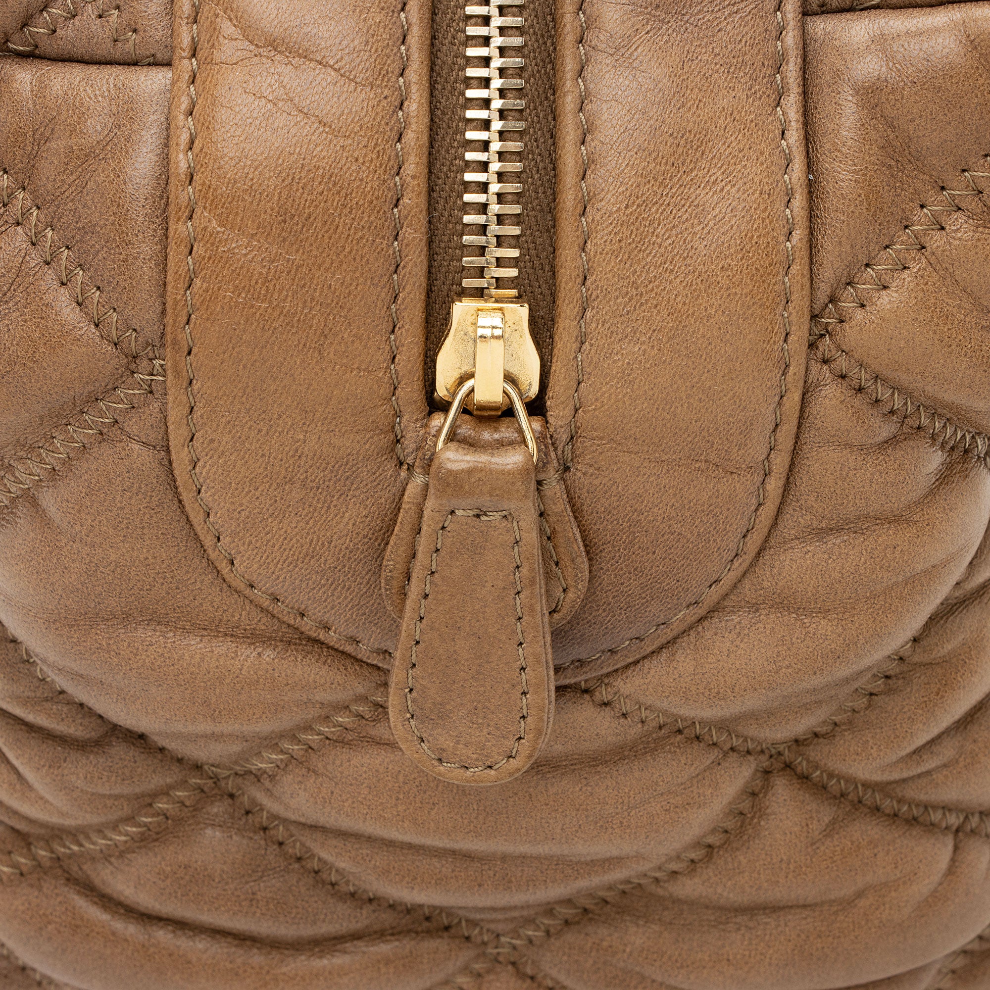 Chanel Lambskin Bubble Quilt Satchel