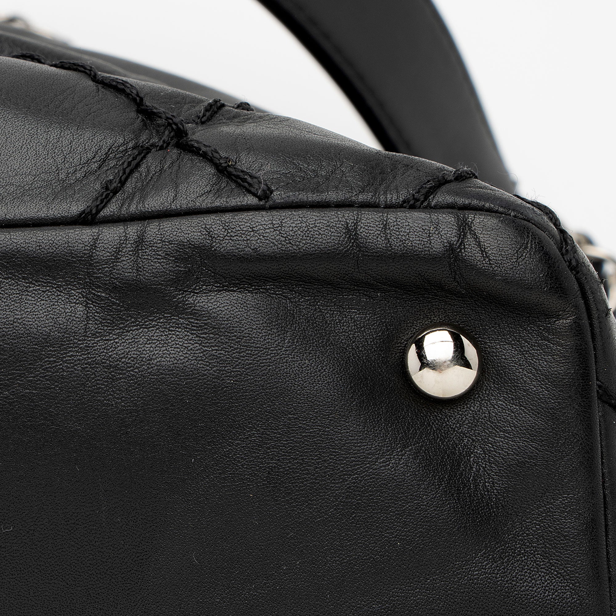 Chanel Lambskin CC Drawstring Bucket Bag