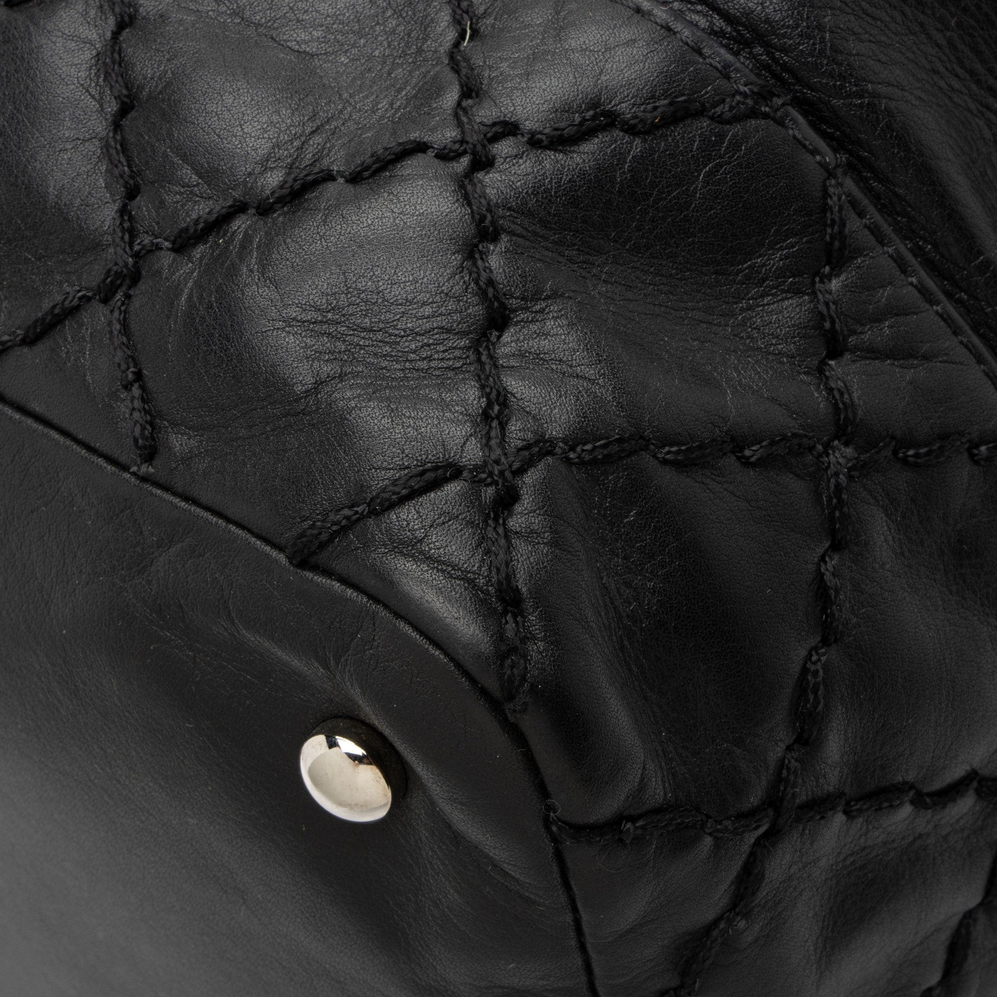 Chanel Lambskin CC Drawstring Bucket Bag