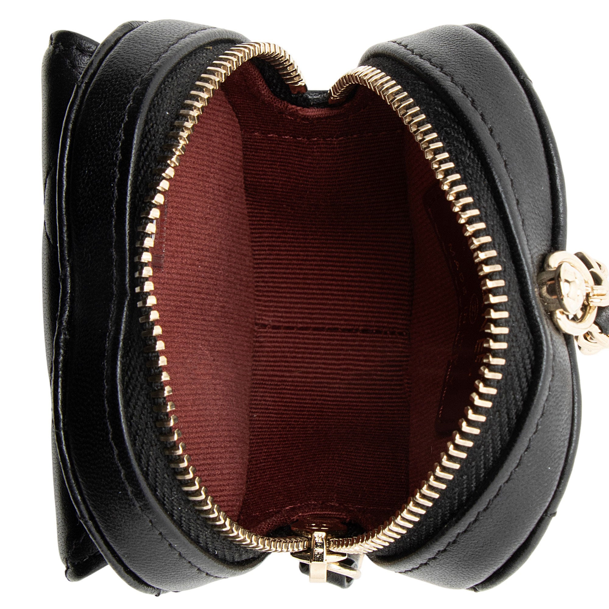 Chanel Lambskin CC In Love Heart Necklace Bag