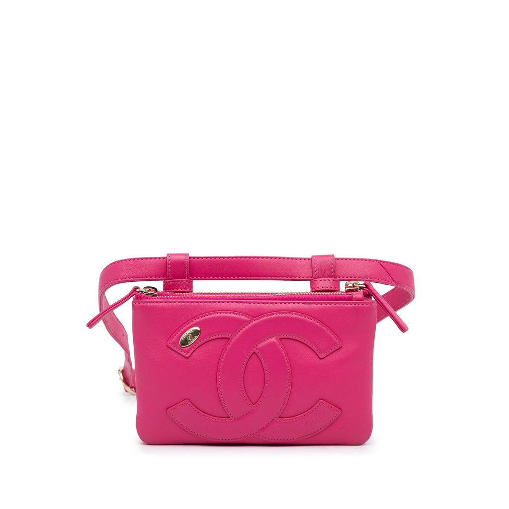 Chanel Lambskin CC Mania Waist Bag (SHG-SNVqH2) – LuxeDH