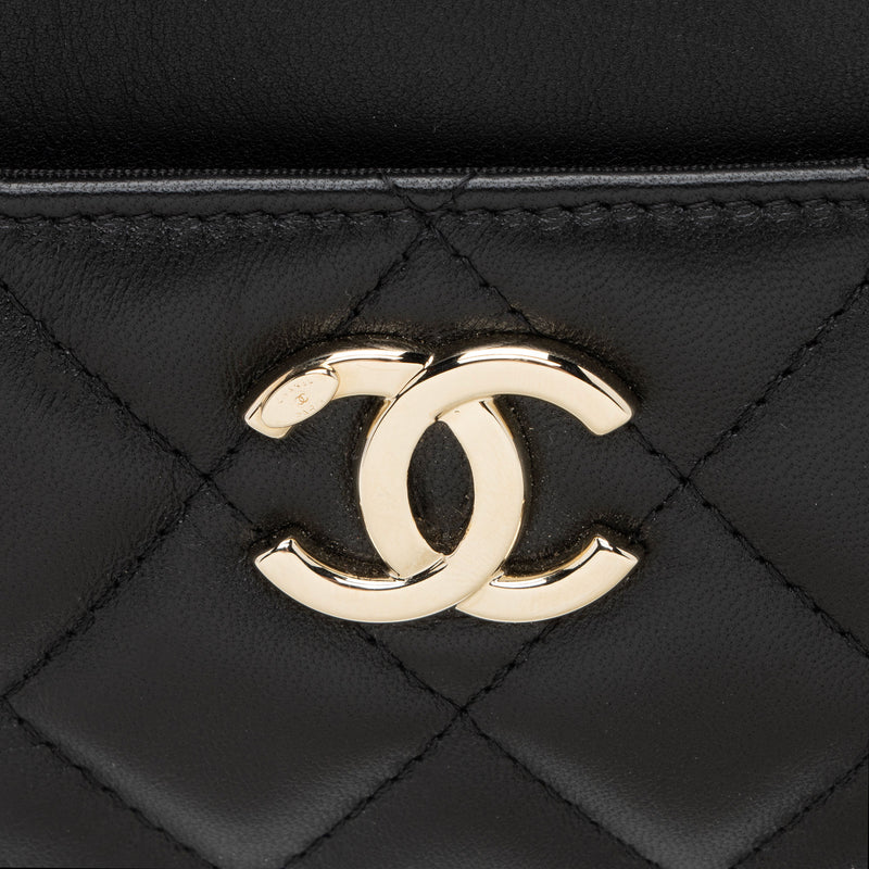 Chanel Lambskin CC Pouch Waist Bag (SHF-J8Mgx7) – LuxeDH