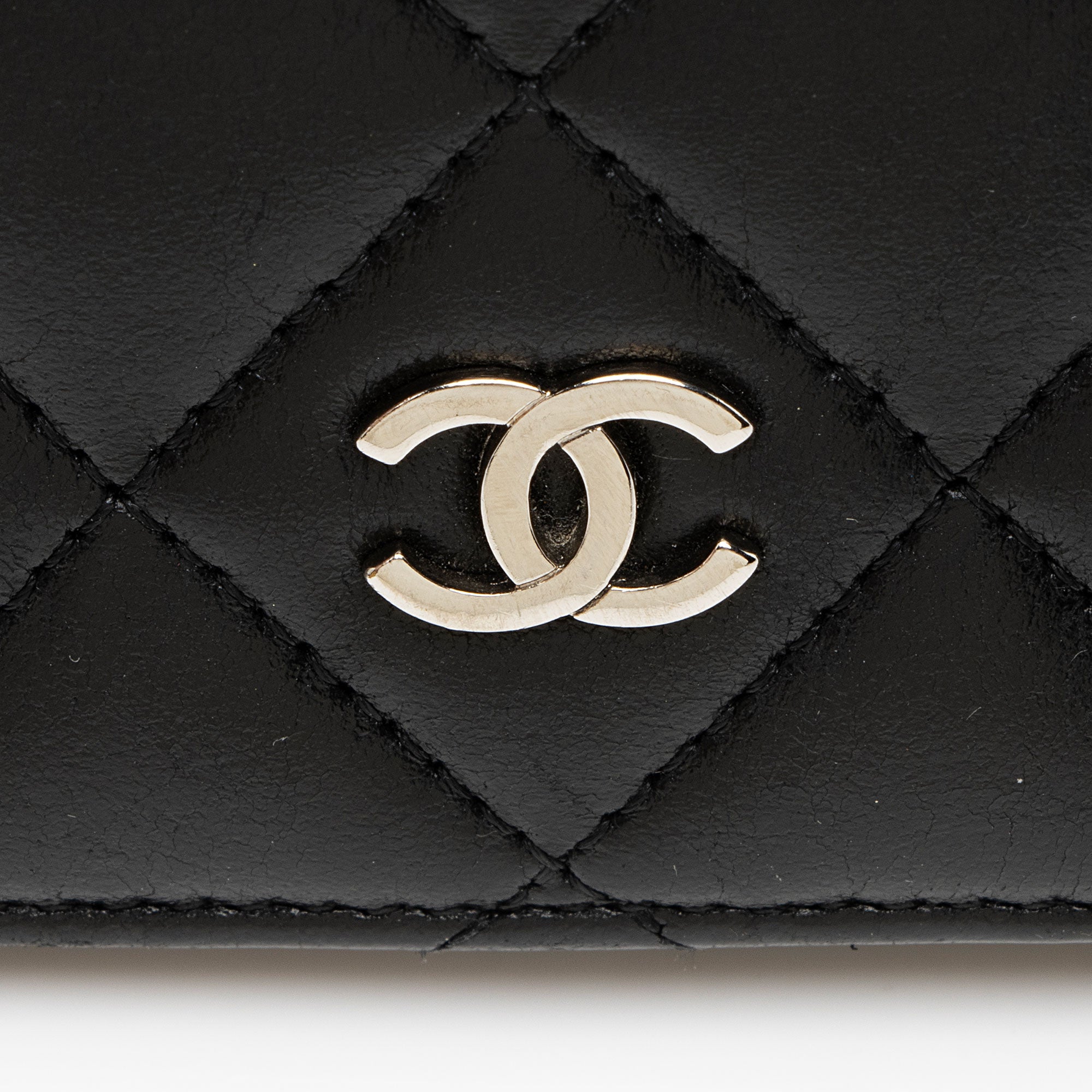 Chanel Lambskin CC Yen Wallet