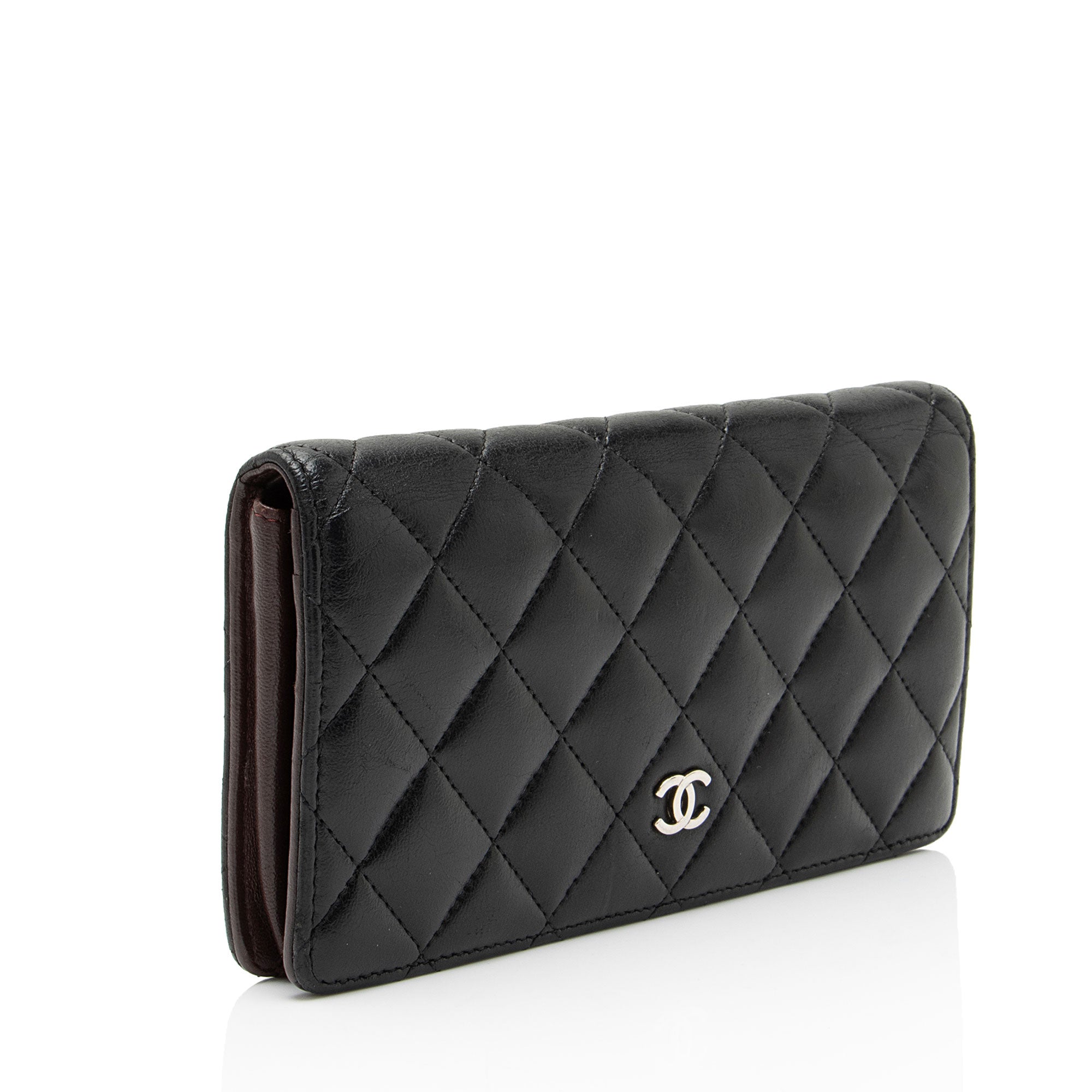 Chanel Lambskin CC Yen Wallet
