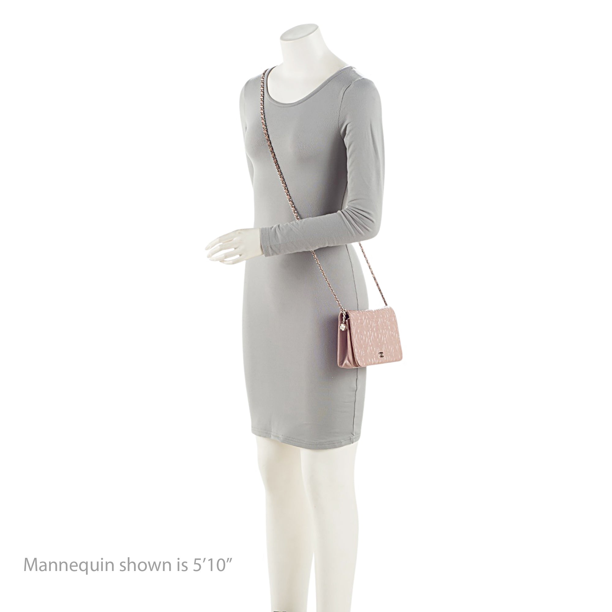 Chanel Lambskin Camellia Wallet on Chain