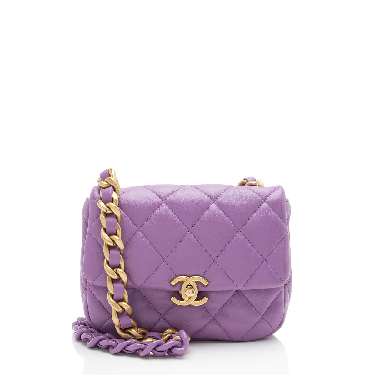 Chanel Lambskin Candy Chain Mini Flap Bag