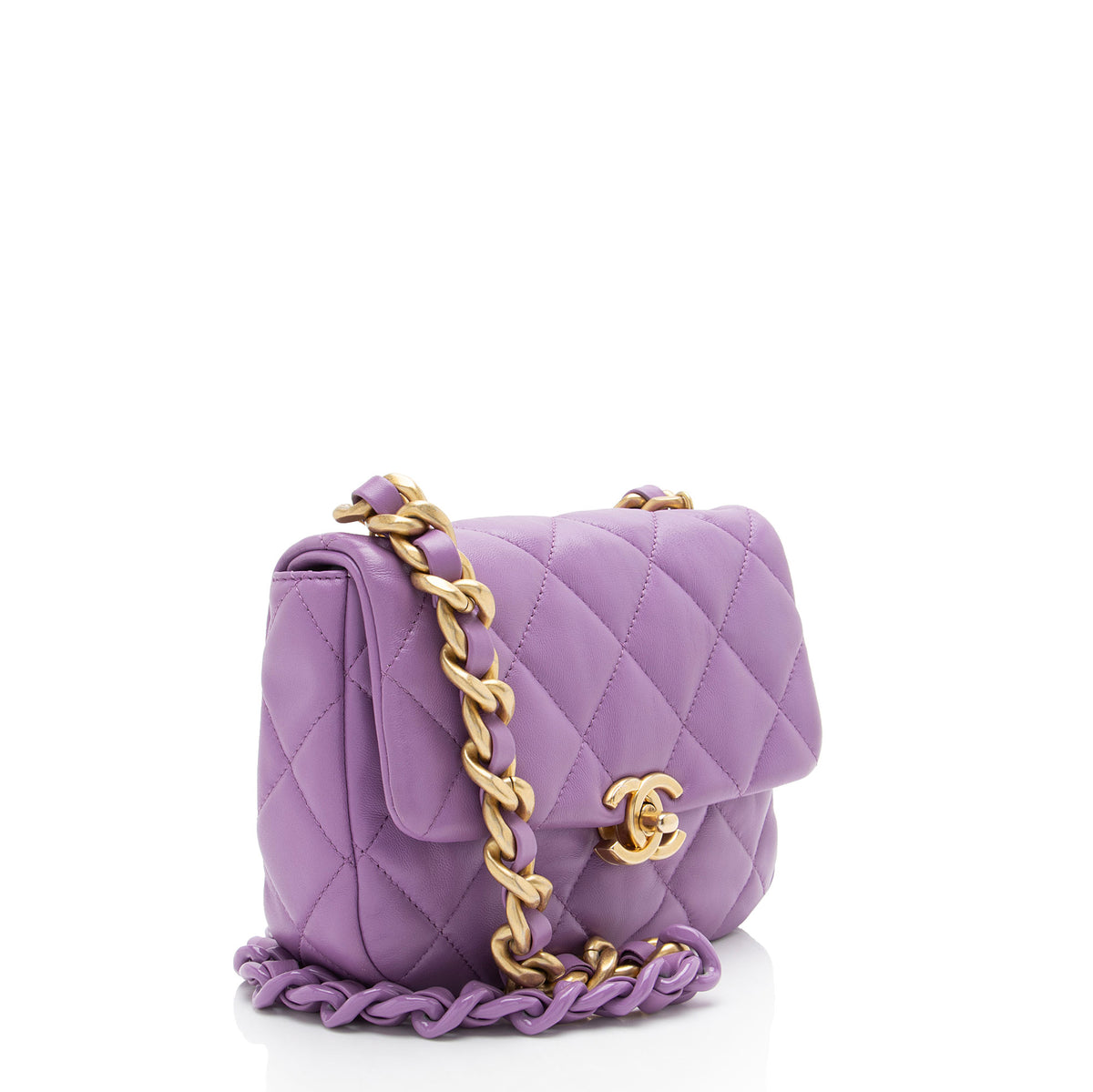 Chanel Lambskin Candy Chain Mini Flap Bag