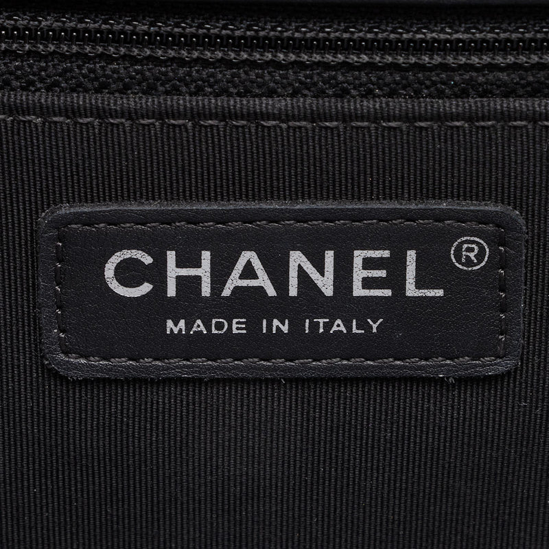 Chanel Lambskin Chevron Large Boy Bag (SHF-22909)