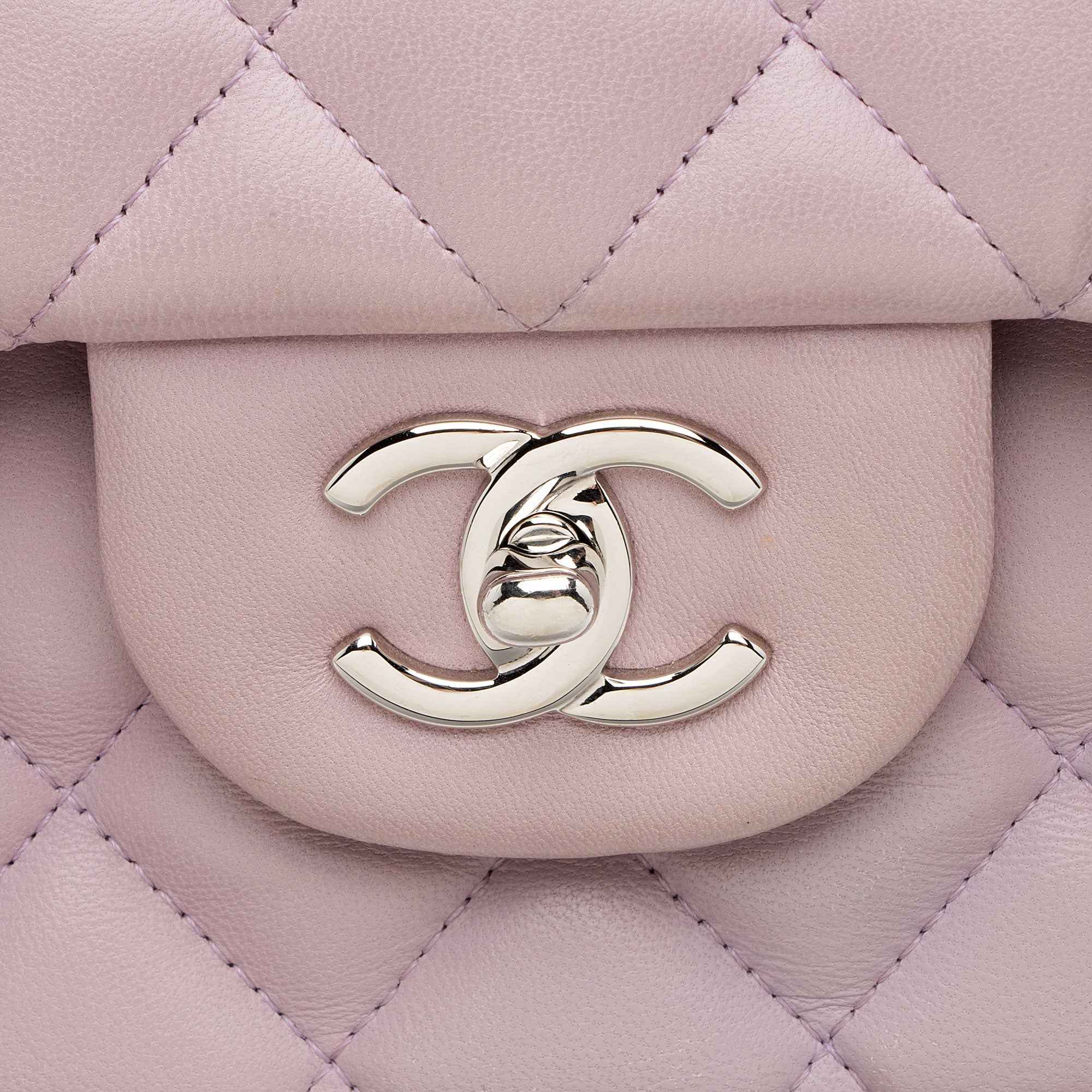 Chanel Lambskin Classic Jumbo Double Flap Bag