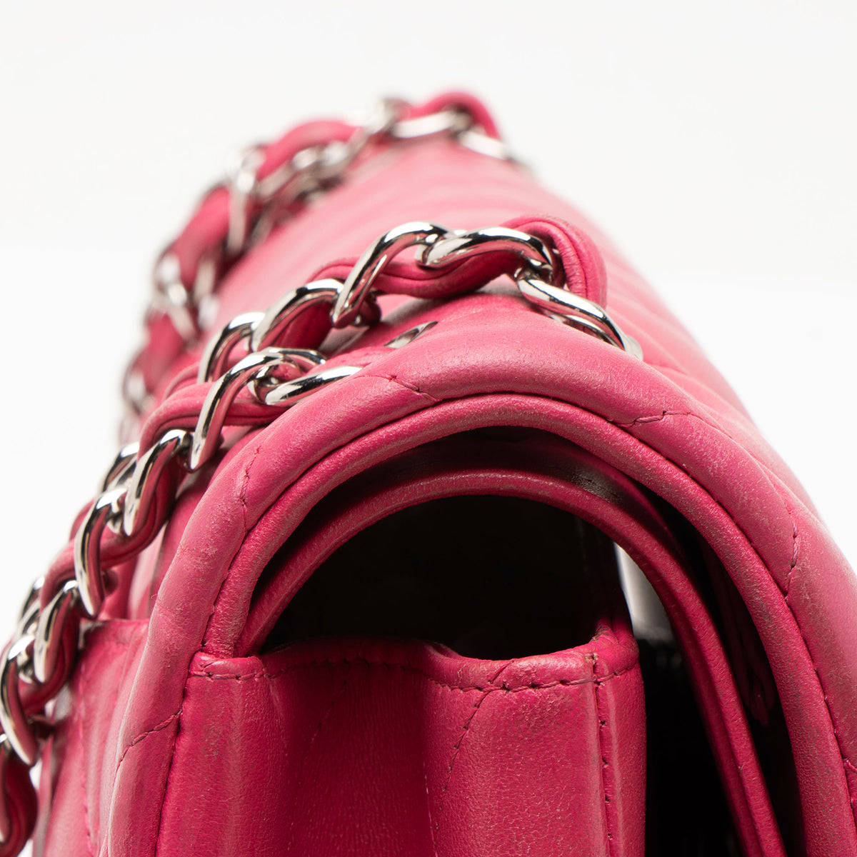 Chanel Lambskin Classic Jumbo Double Flap Bag