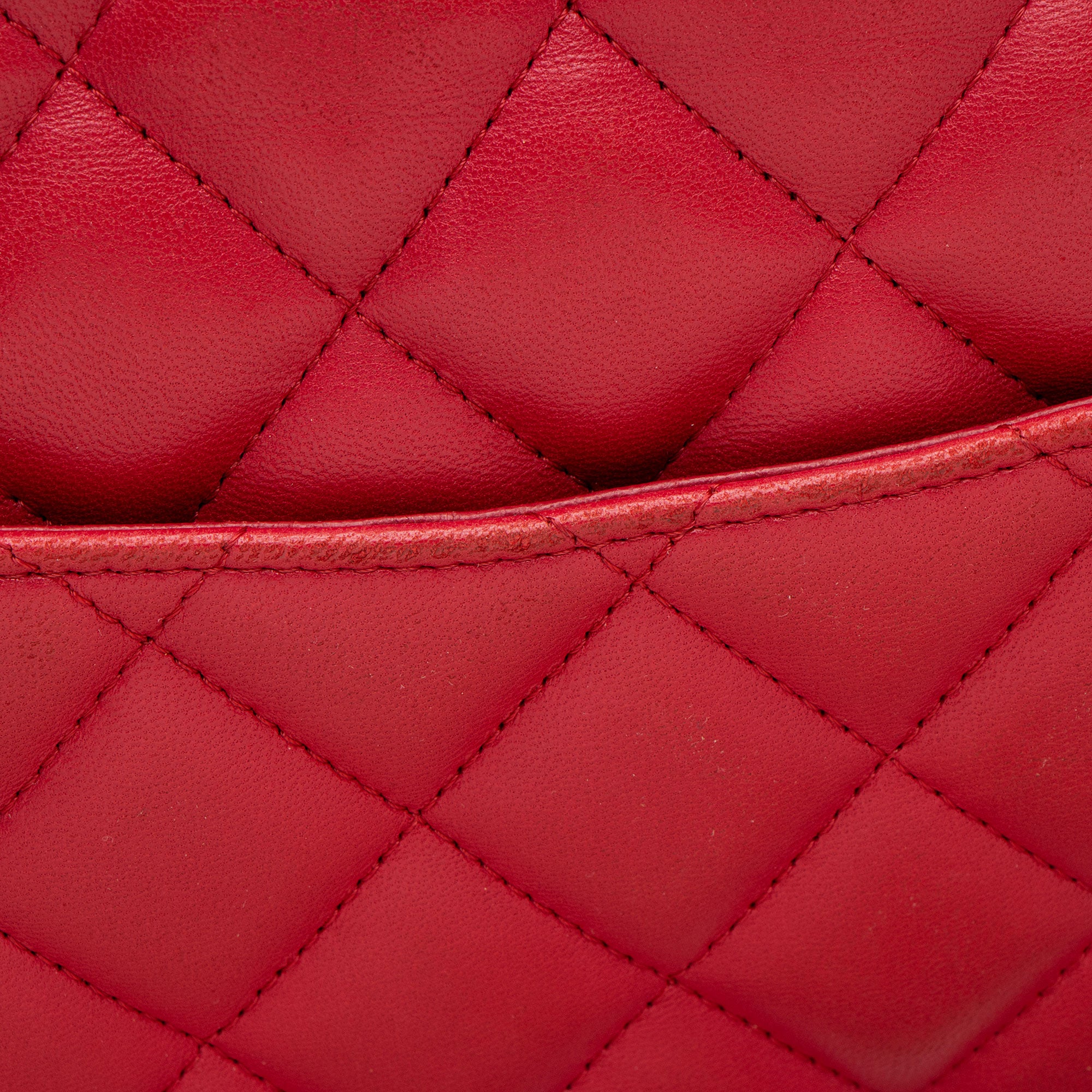 Chanel Lambskin Classic Jumbo Single Flap Bag