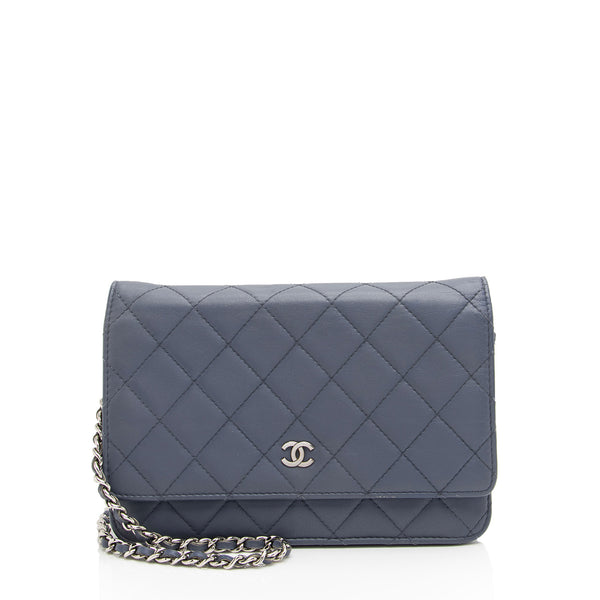 Chanel Lambskin Classic Wallet on Chain (SHF-4UYzRi)