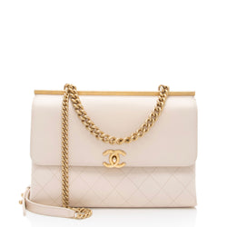 Chanel Lambskin Coco Lux Medium Flap Bag (SHF-mhN1qb)