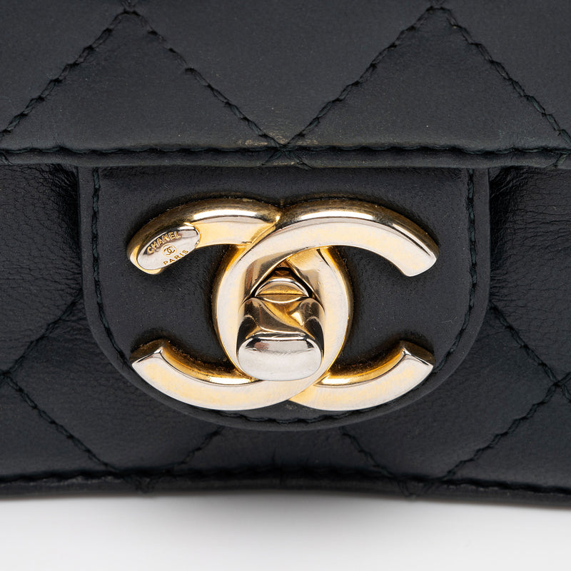 Chanel Lambskin Crossing Times Mini Flap Bag (SHF-Tv2M1K) – LuxeDH