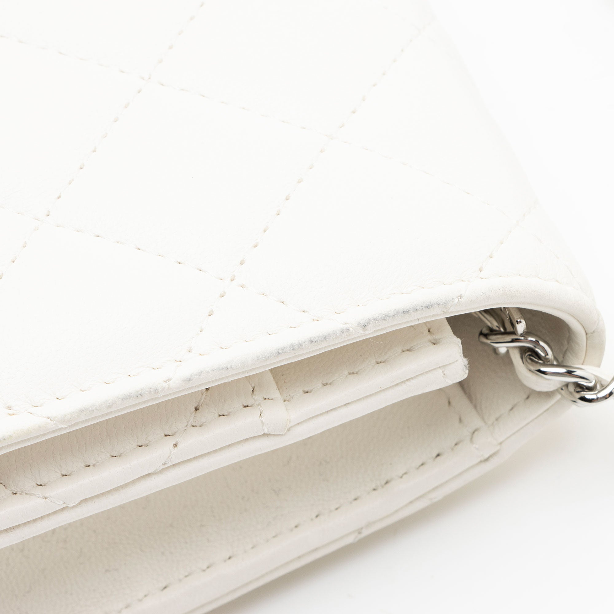 Chanel Lambskin Crystal CC Wallet on Chain
