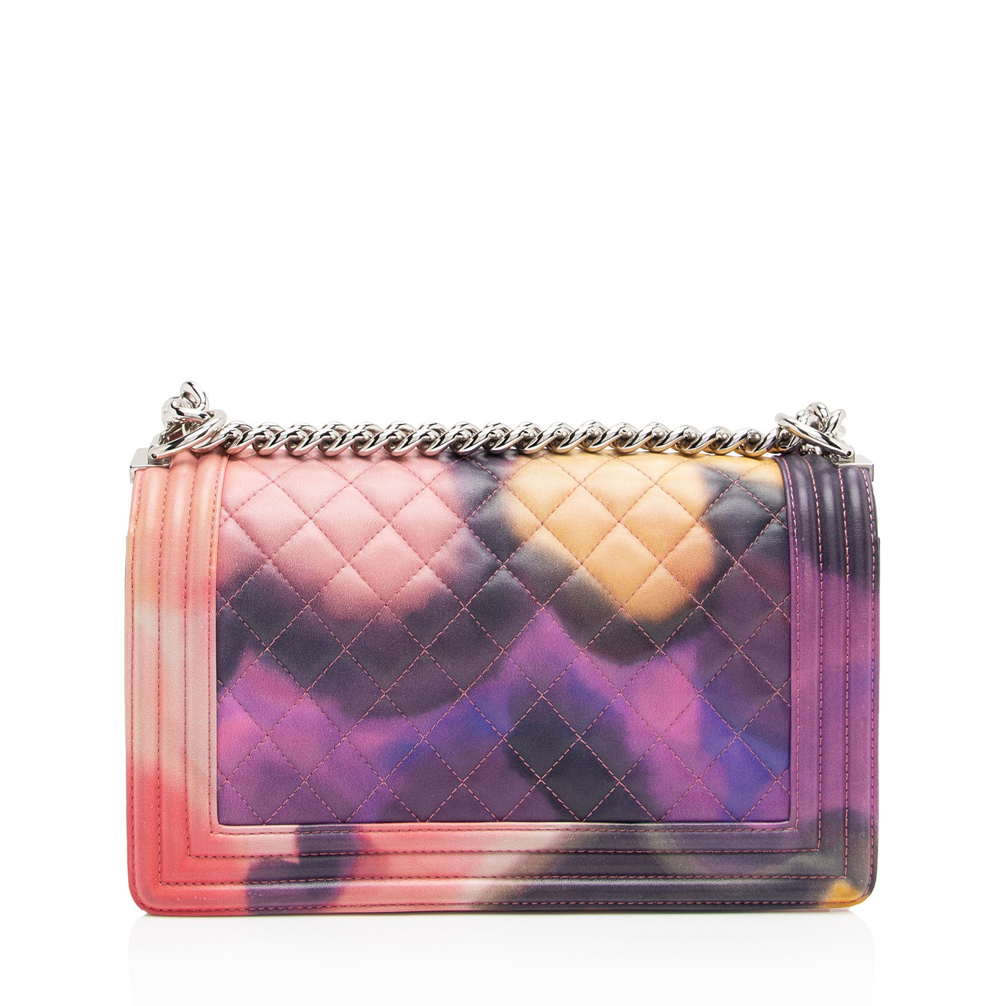 Chanel Lambskin Flower Power Old Medium Boy Bag (SHF-gR6sxo)