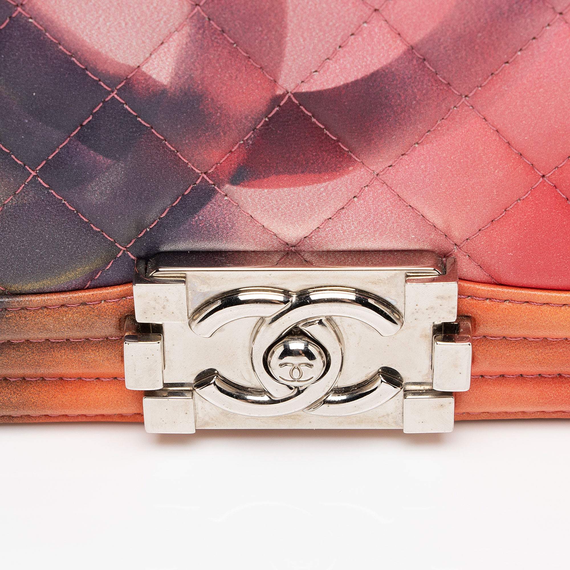 Chanel Lambskin Flower Power Old Medium Boy Bag (SHF-gR6sxo)