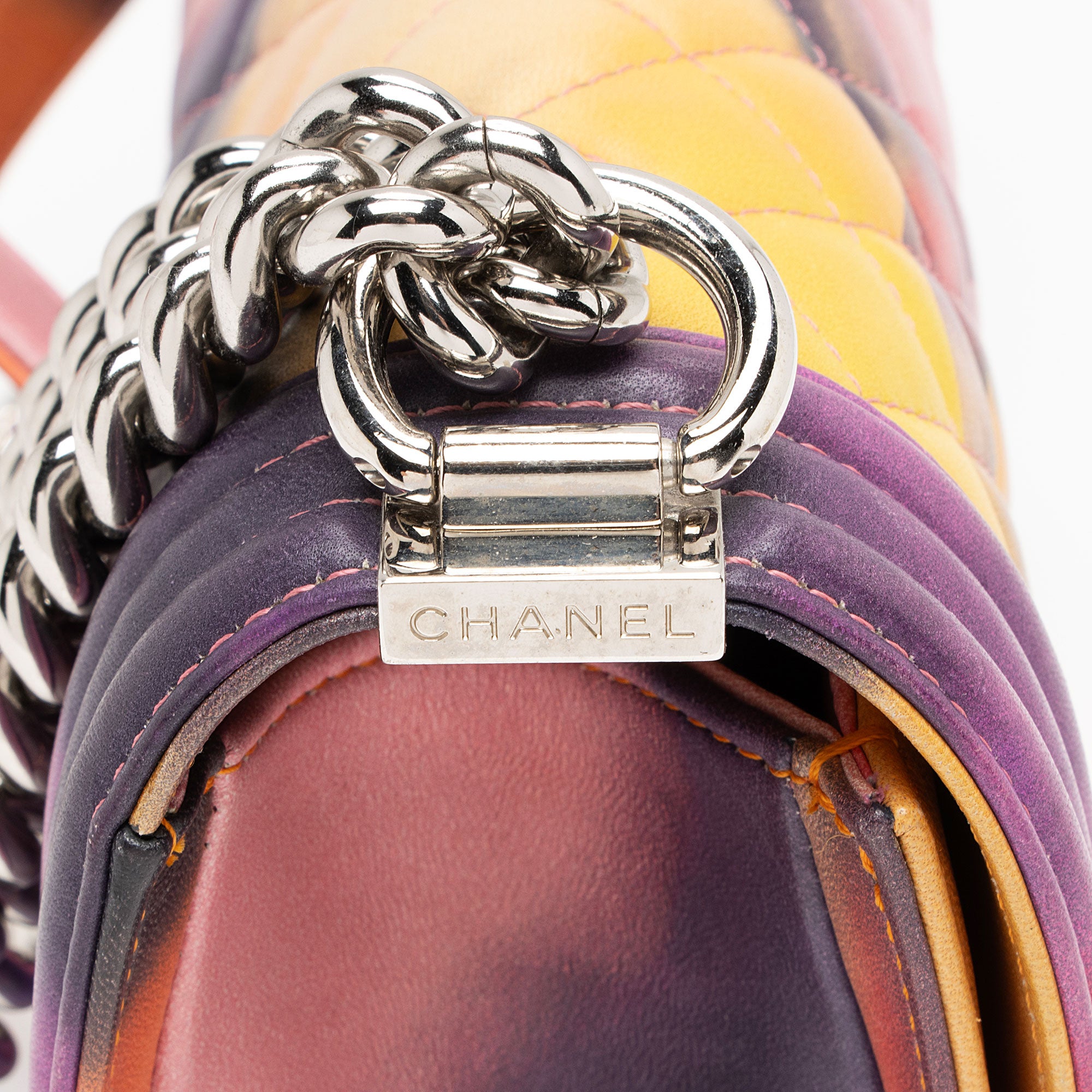 Chanel Lambskin Flower Power Old Medium Boy Bag (SHF-gR6sxo)