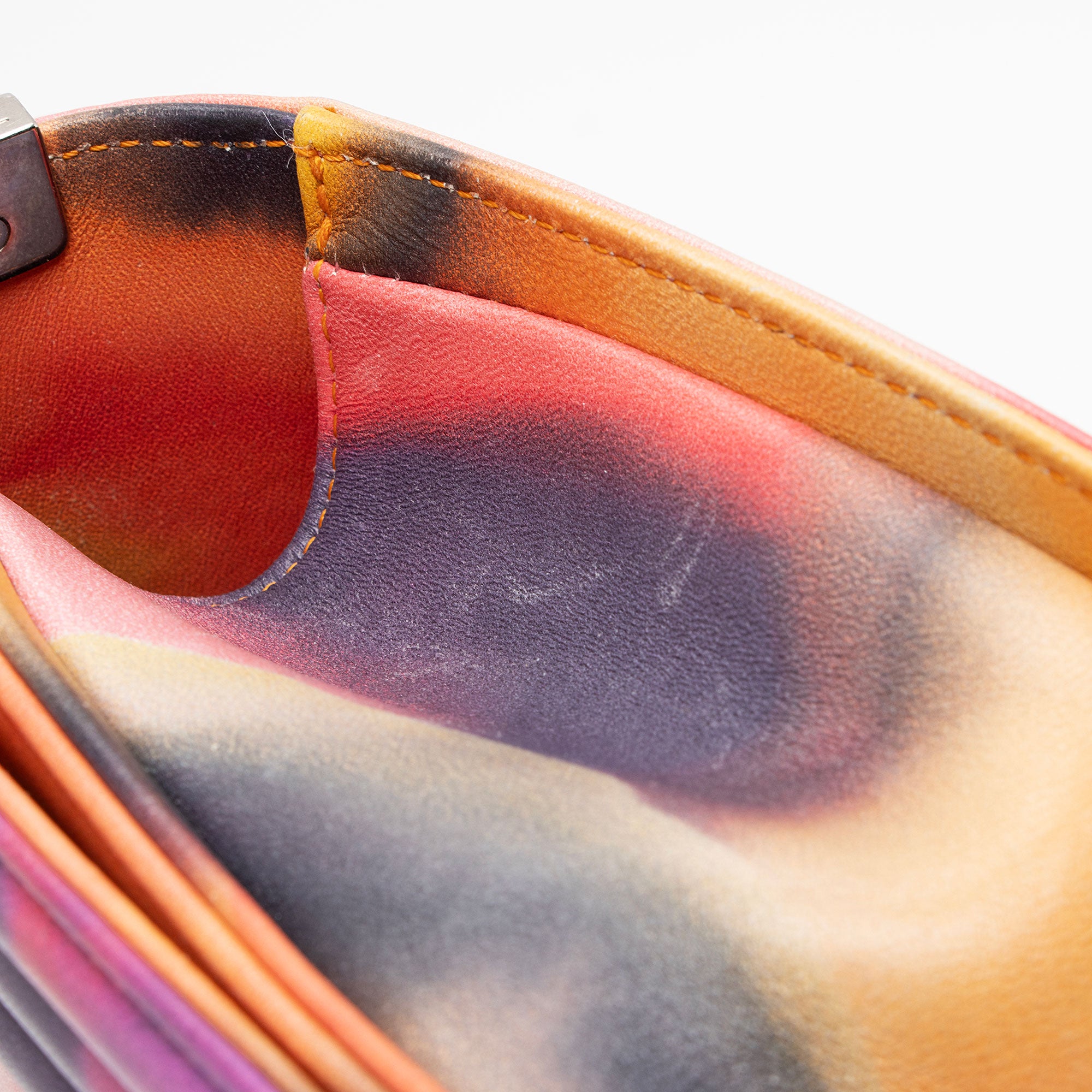 Chanel Lambskin Flower Power Old Medium Boy Bag (SHF-gR6sxo)