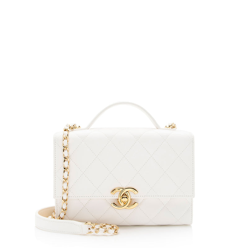 chanel bag with gold ball