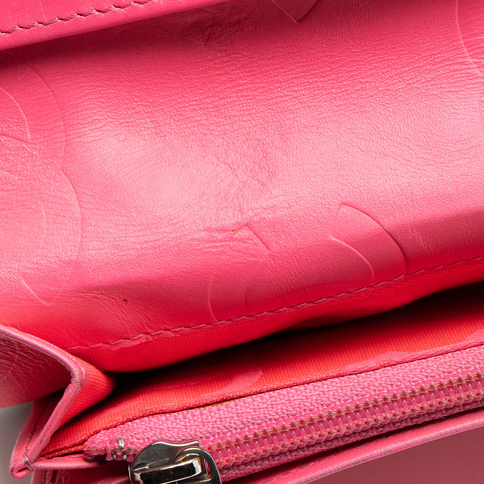 Chanel Lambskin Ligne Cambon Bifold Wallet