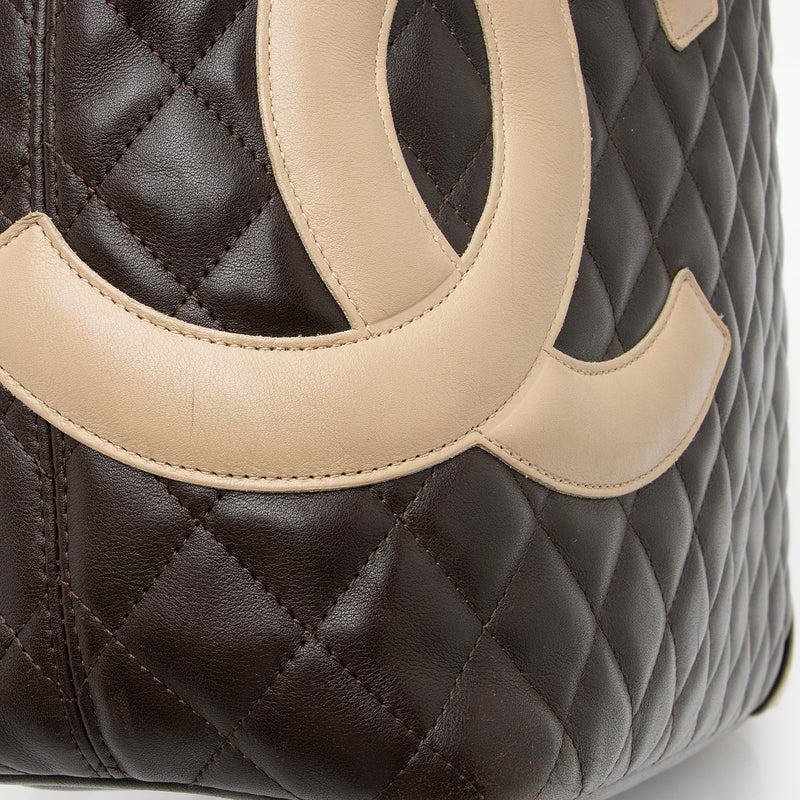 Chanel Lambskin Ligne Cambon Large Shopping Tote - FINAL SALE (SHF-tcE –  LuxeDH