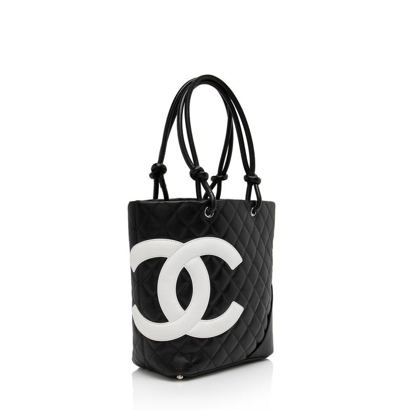 Chanel Lambskin Ligne Cambon Large Shopping Tote (SHF-22706) – LuxeDH