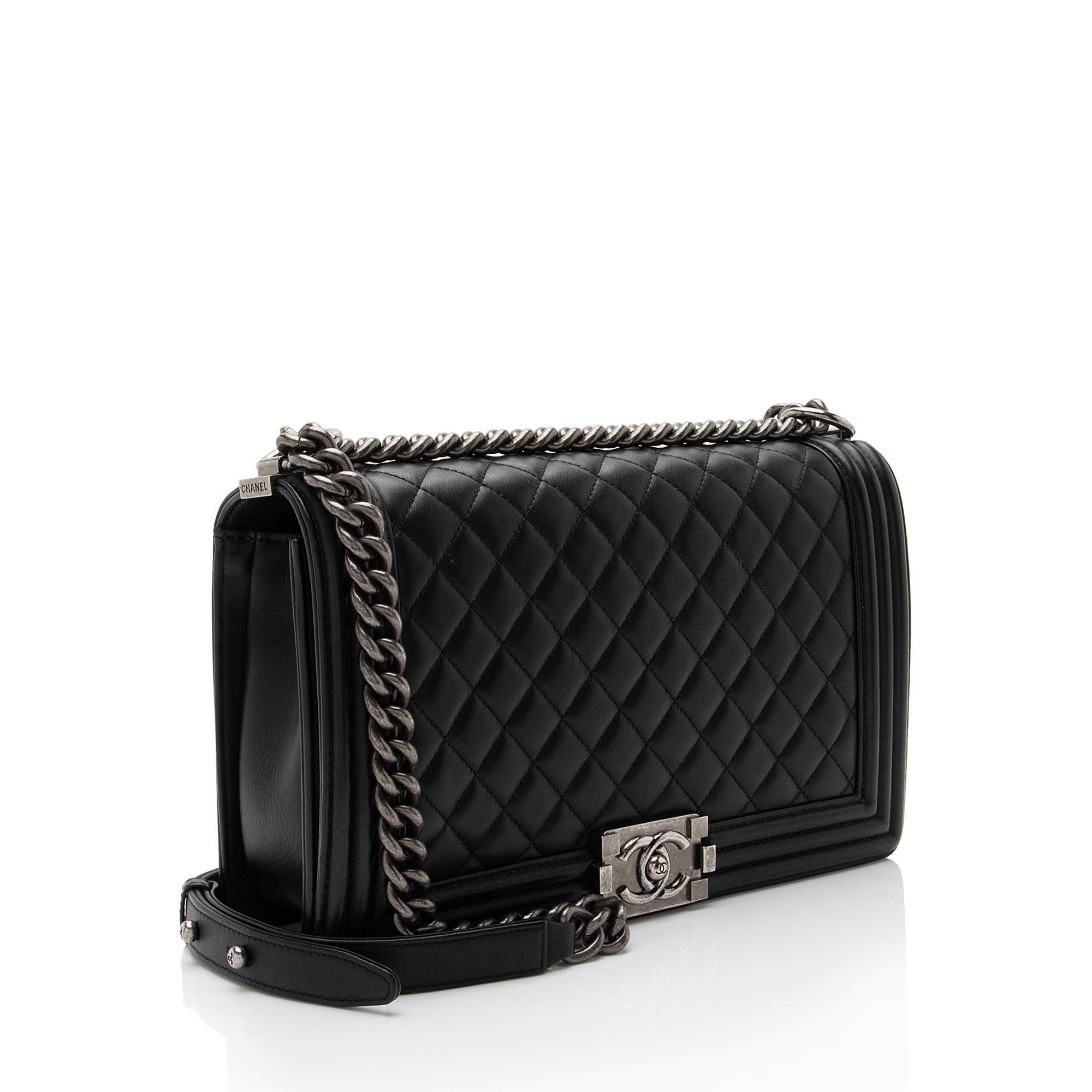 Chanel Lambskin New Medium Boy Bag