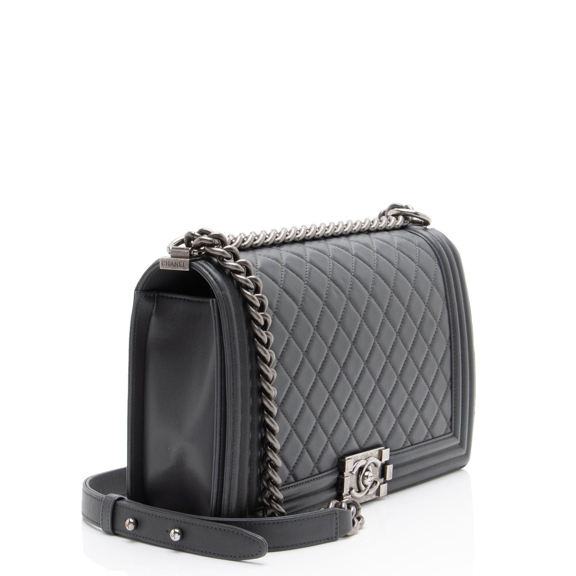 Chanel Lambskin New Medium Boy Bag