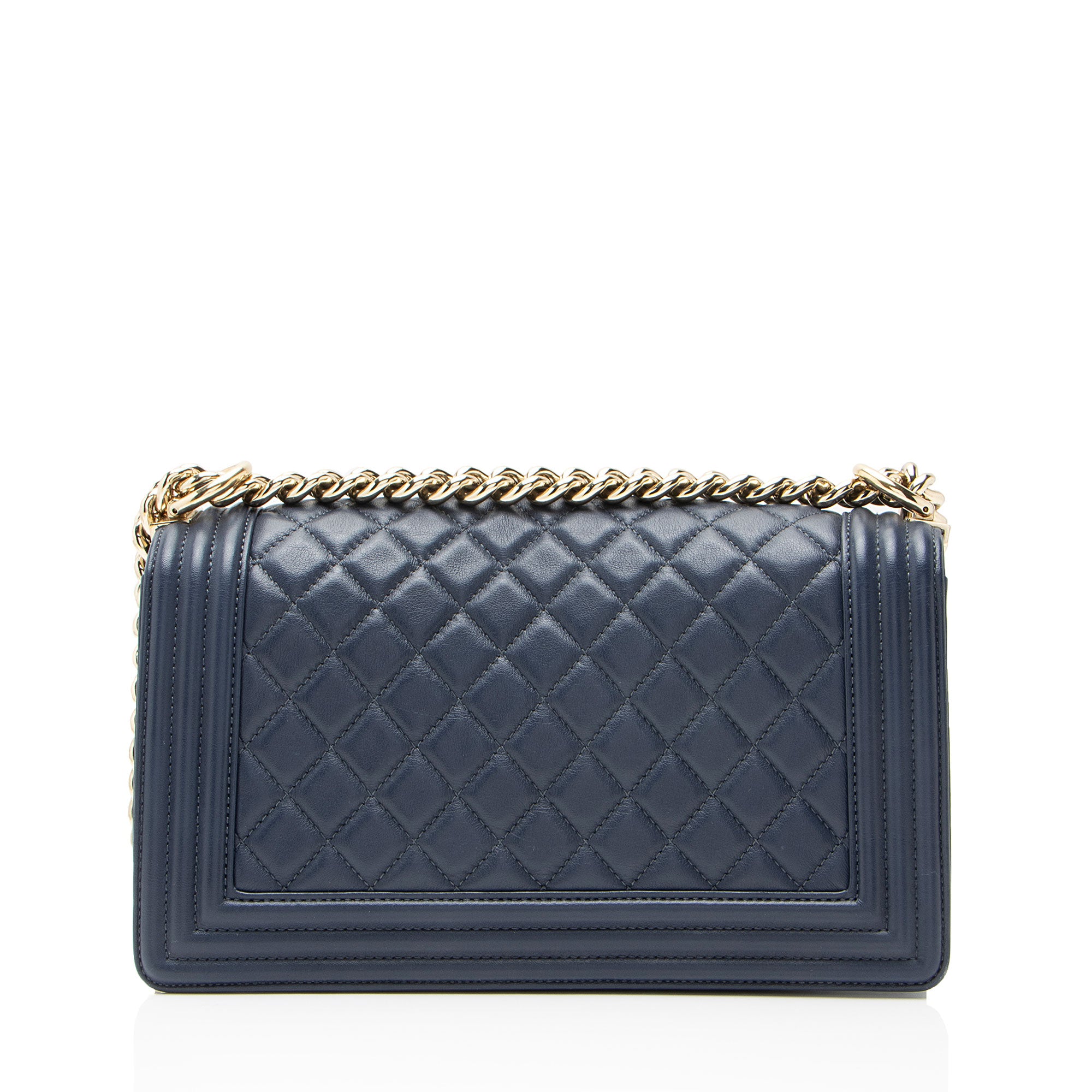 Chanel Lambskin Old Medium Boy Bag