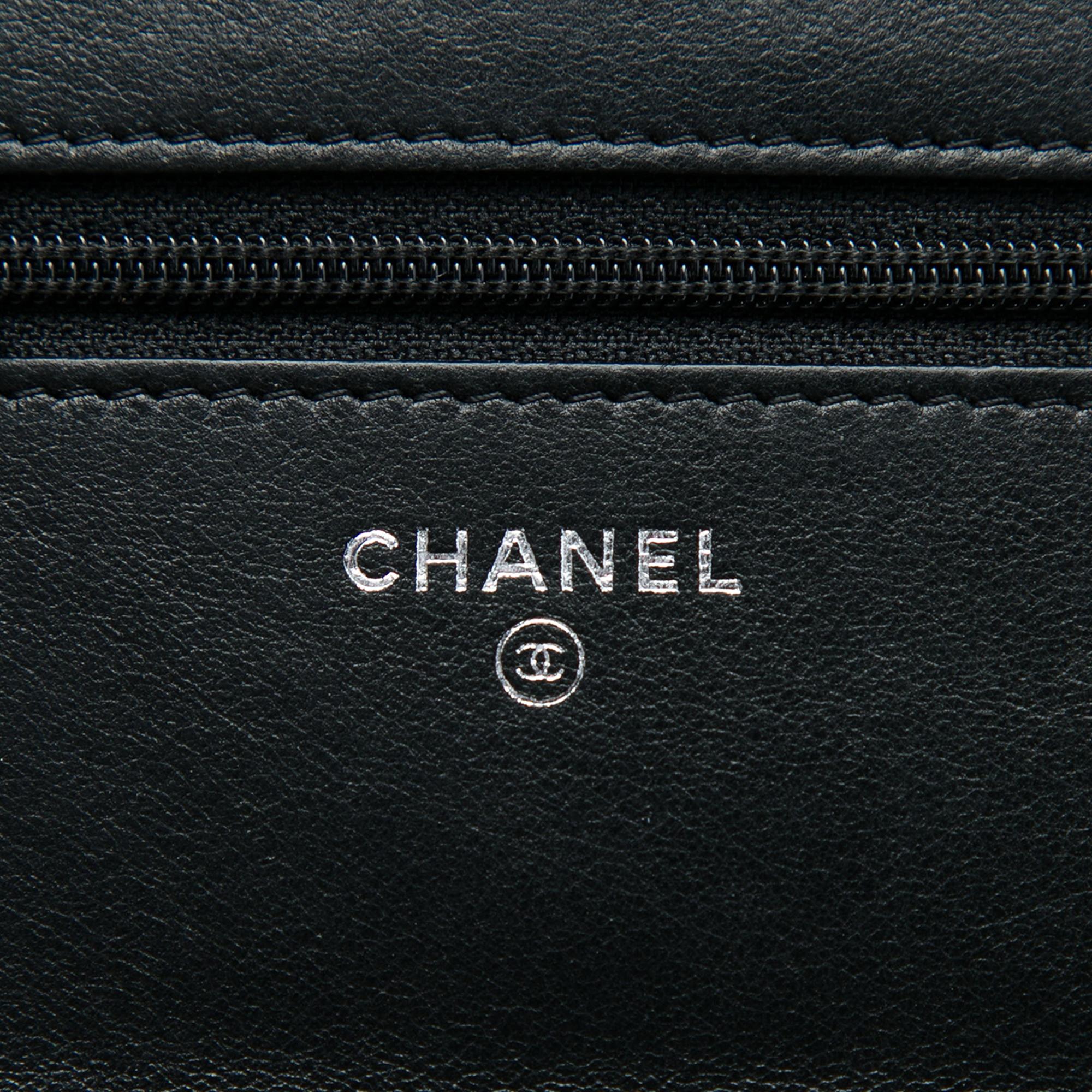 Chanel Lambskin Pagoda Wallet On Chain