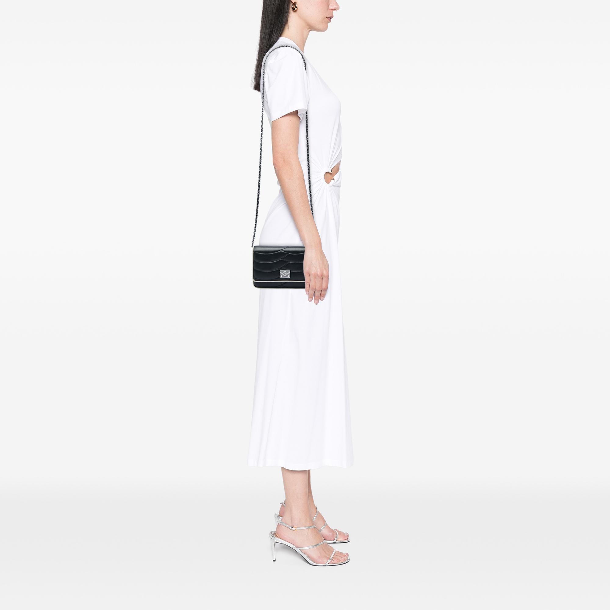 Chanel Lambskin Pagoda Wallet On Chain