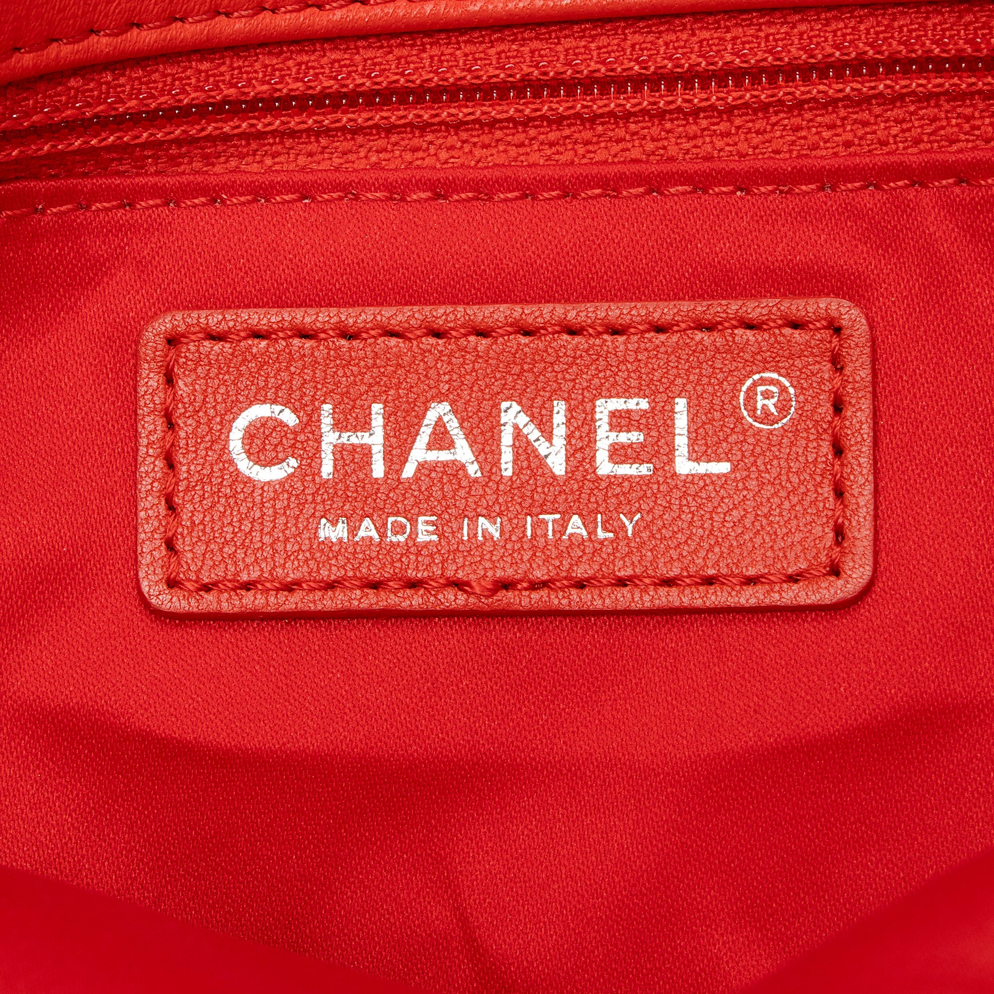Chanel Lambskin Pagode Piping Flap Bag