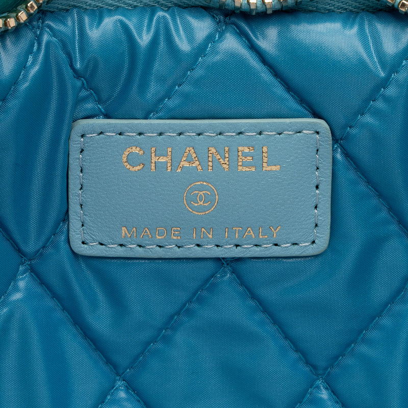 Chanel Lambskin Patchwork CC Large Pouch (SHF-2gEPBn)