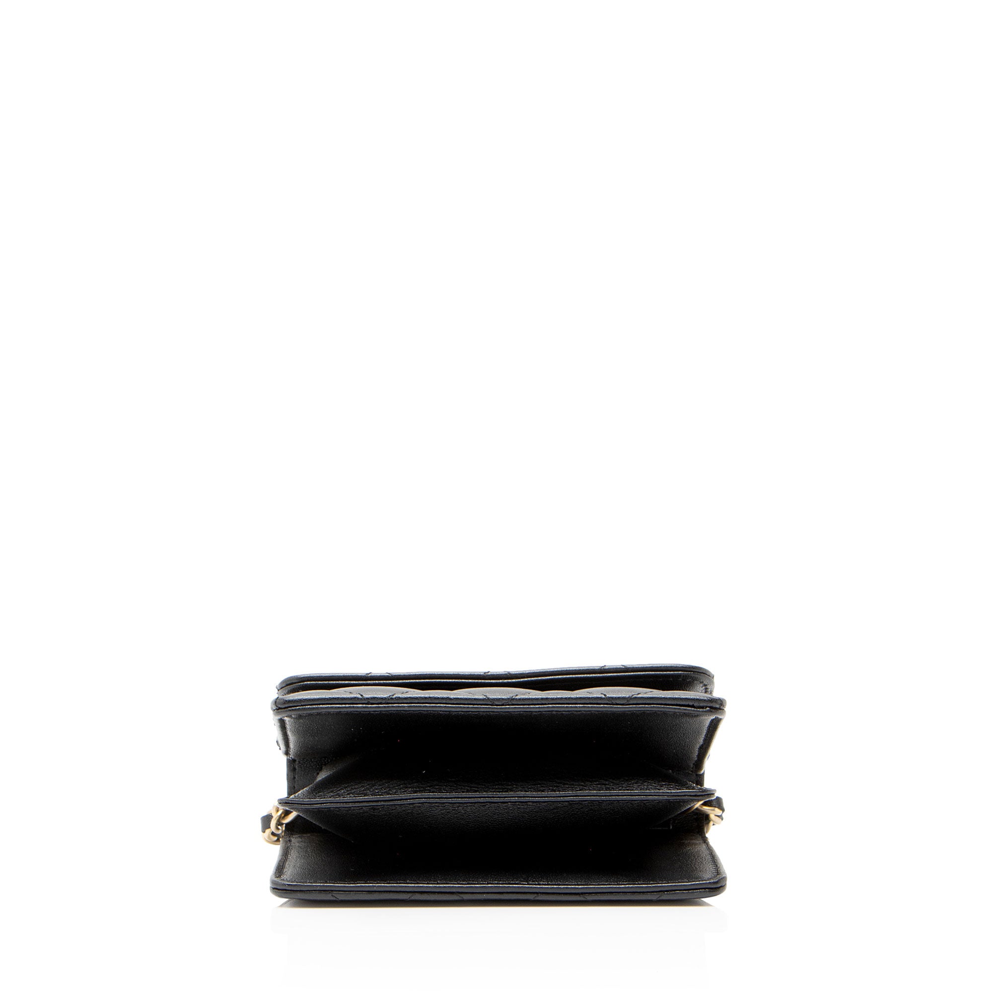 Chanel Lambskin Pearl Crown Clutch with Chain