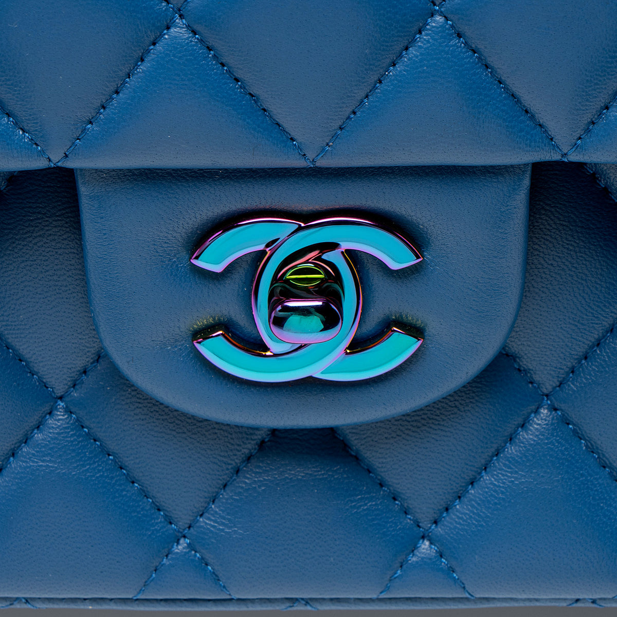 Chanel Lambskin Rainbow Classic Medium Double Flap Bag