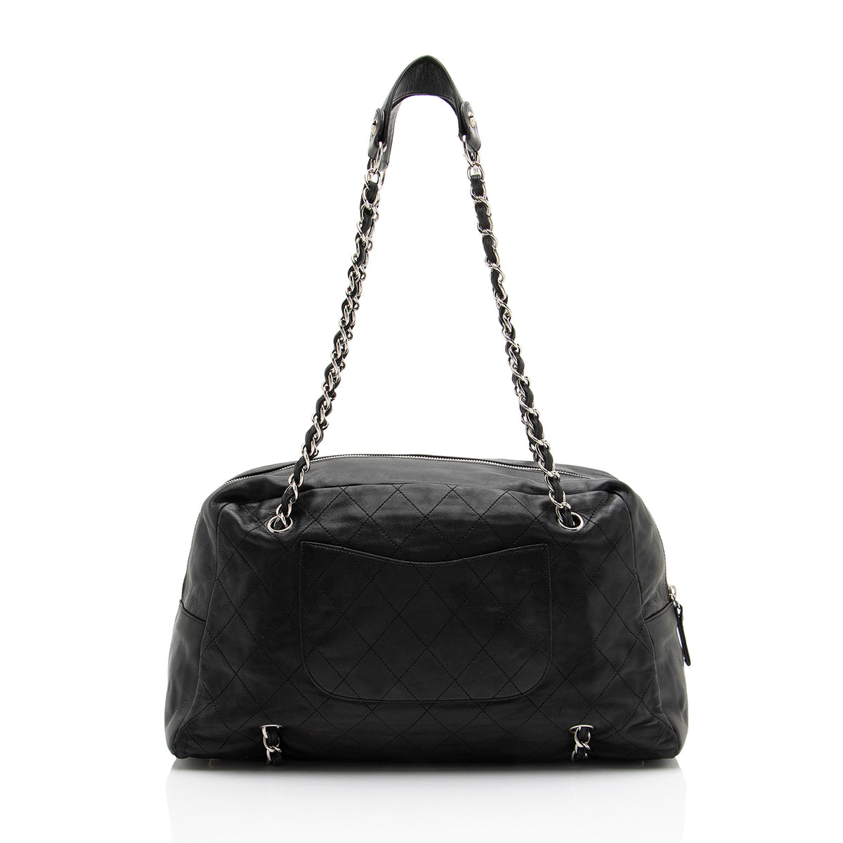 Chanel Lambskin Sharpei Bowler Bag