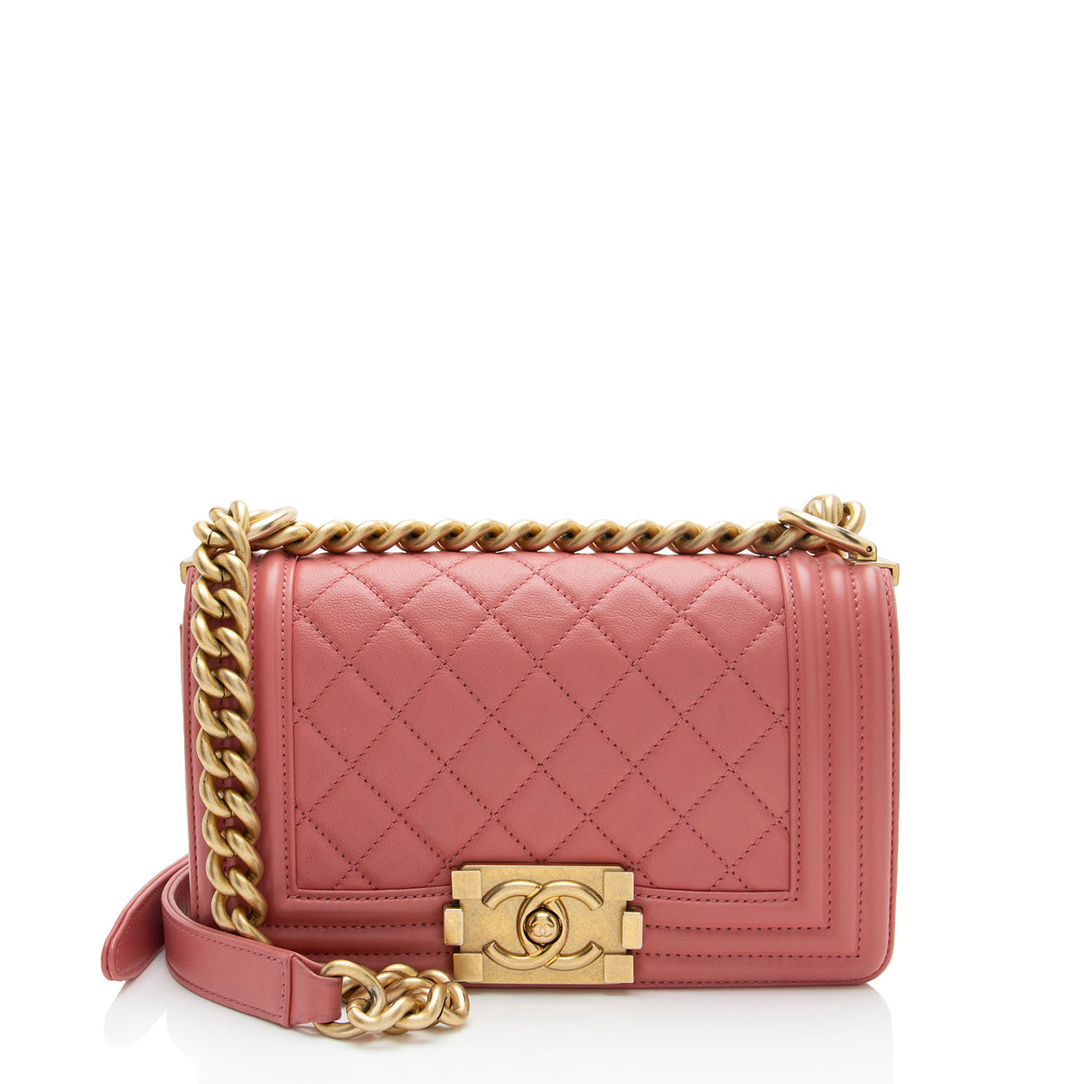 Chanel Lambskin Small Boy Bag